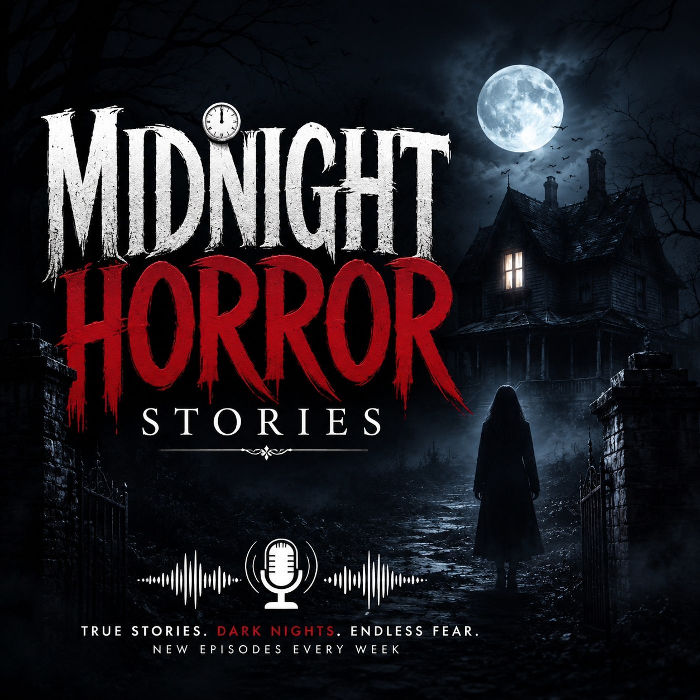 Midnight Horror Stories podcast artwork