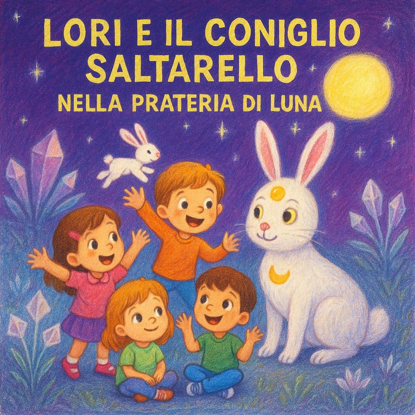 Lori e il Coniglio Saltarello nella Prateria di Luna