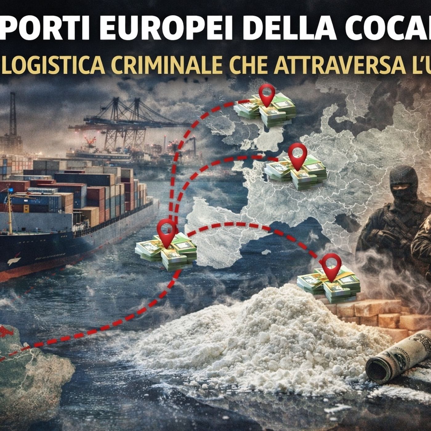I porti europei della cocaina: la logistica criminale che attraversa l’Unione episode artwork