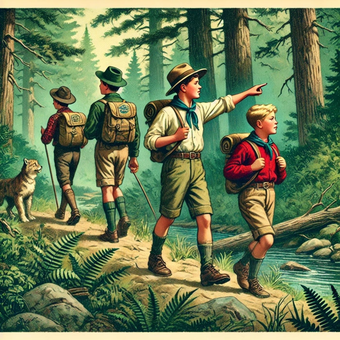 Outdoor Chums in the Big Woods