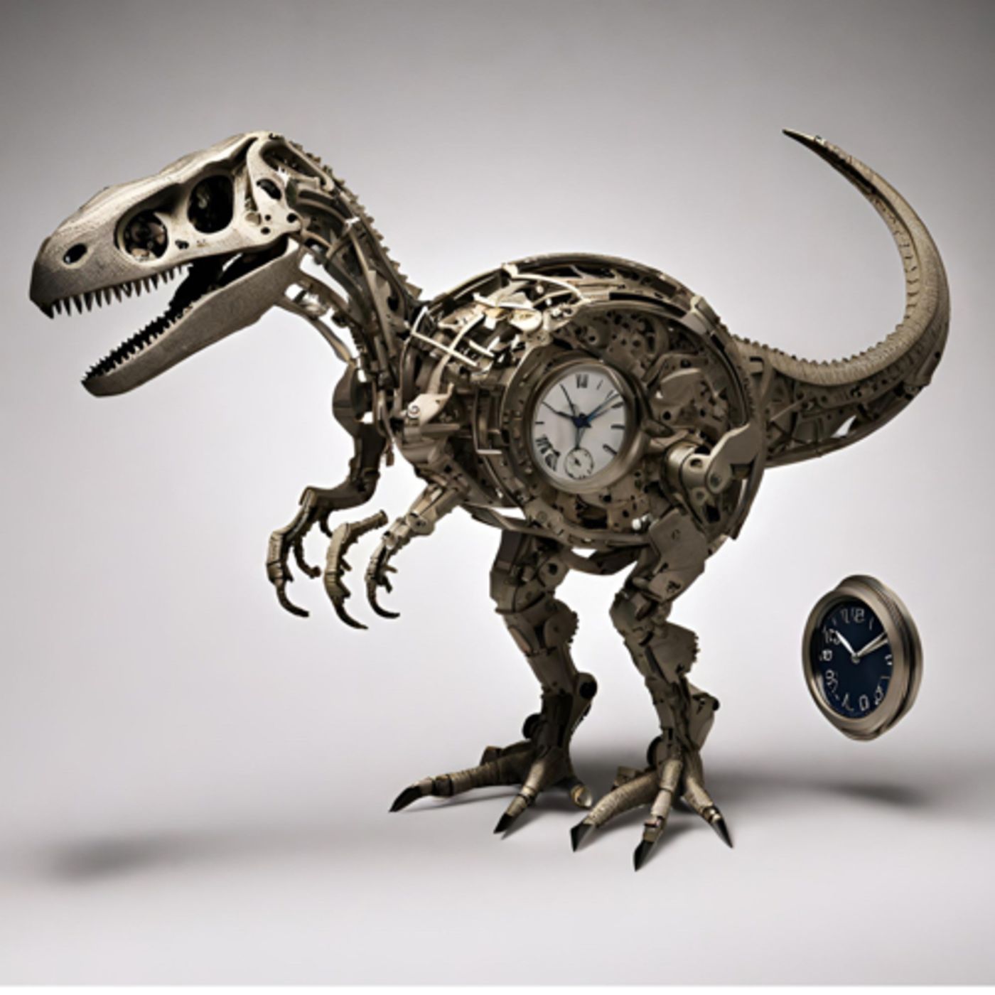 Olegario el dinosaurio relojero