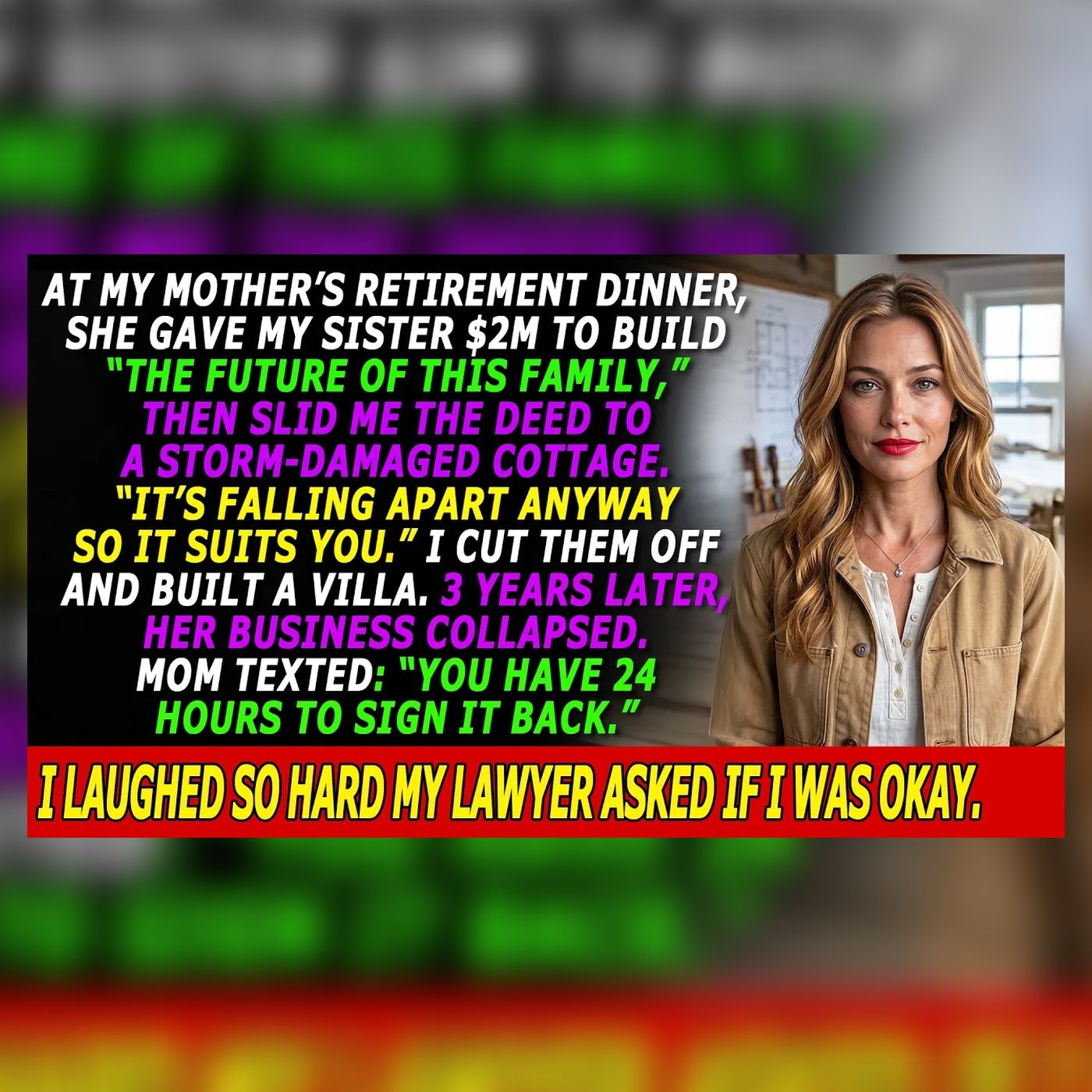 My Sister Got $2M—Then Mom Demanded My Ruined Cottage Back | Family Drama episode artwork