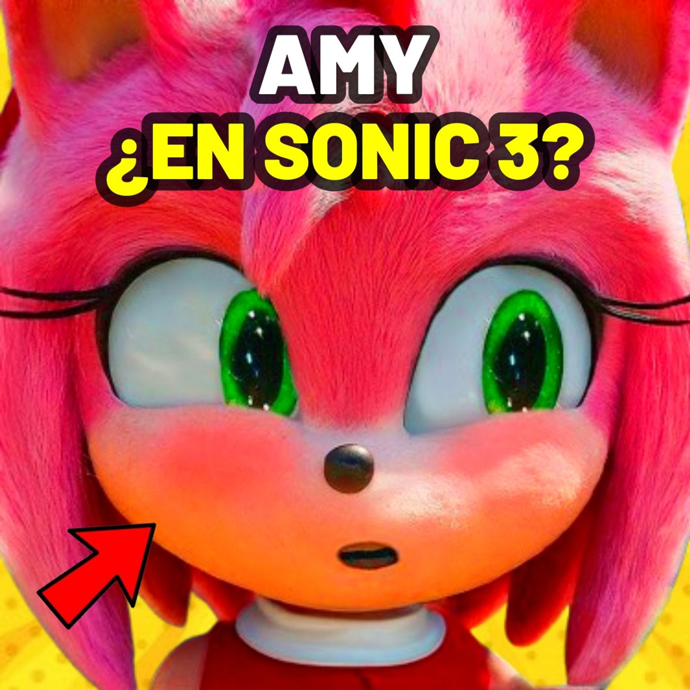 ¿Amy en Sonic 3?