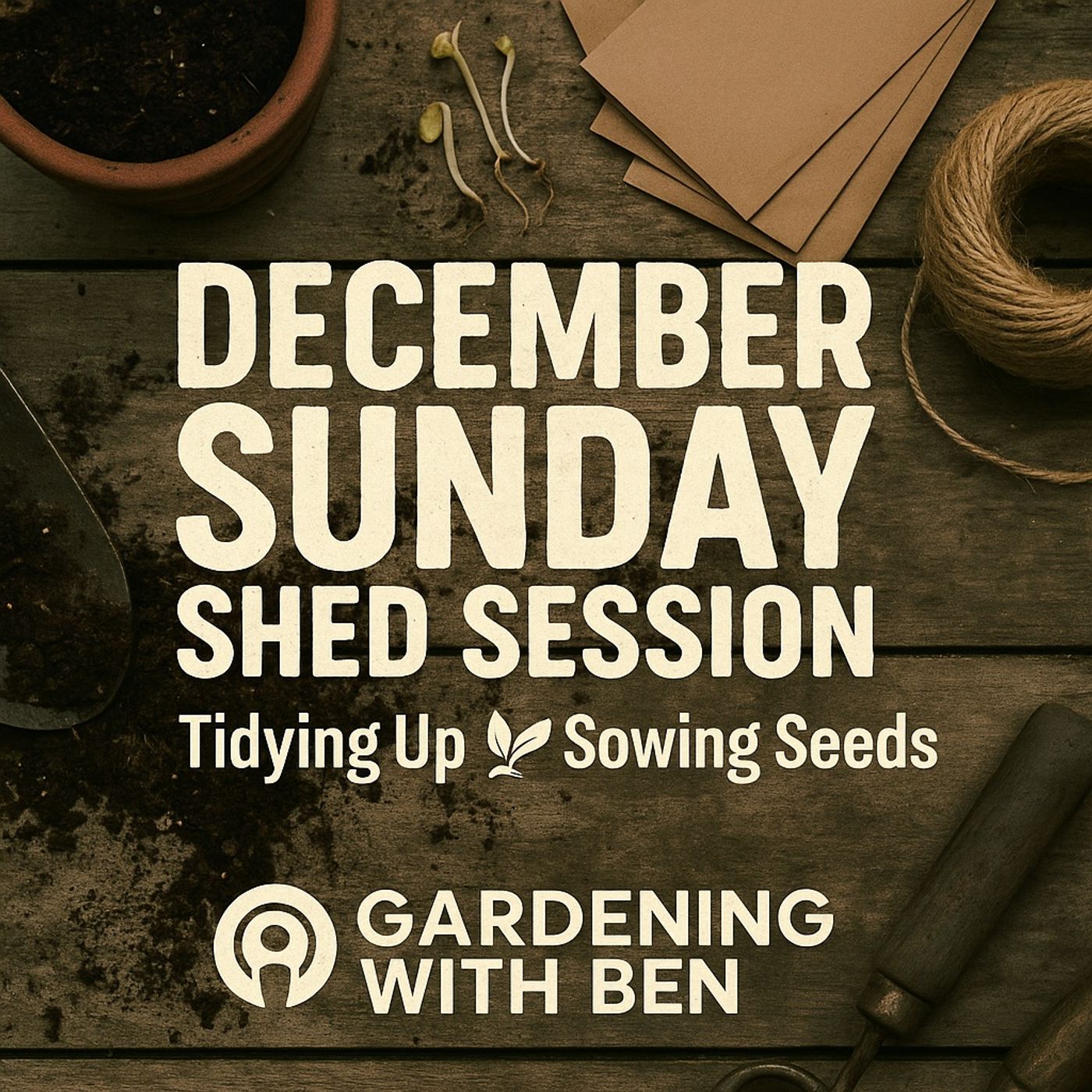🎧 December Sunday Shed Session: Tidying Up and Sowing Seeds episode artwork