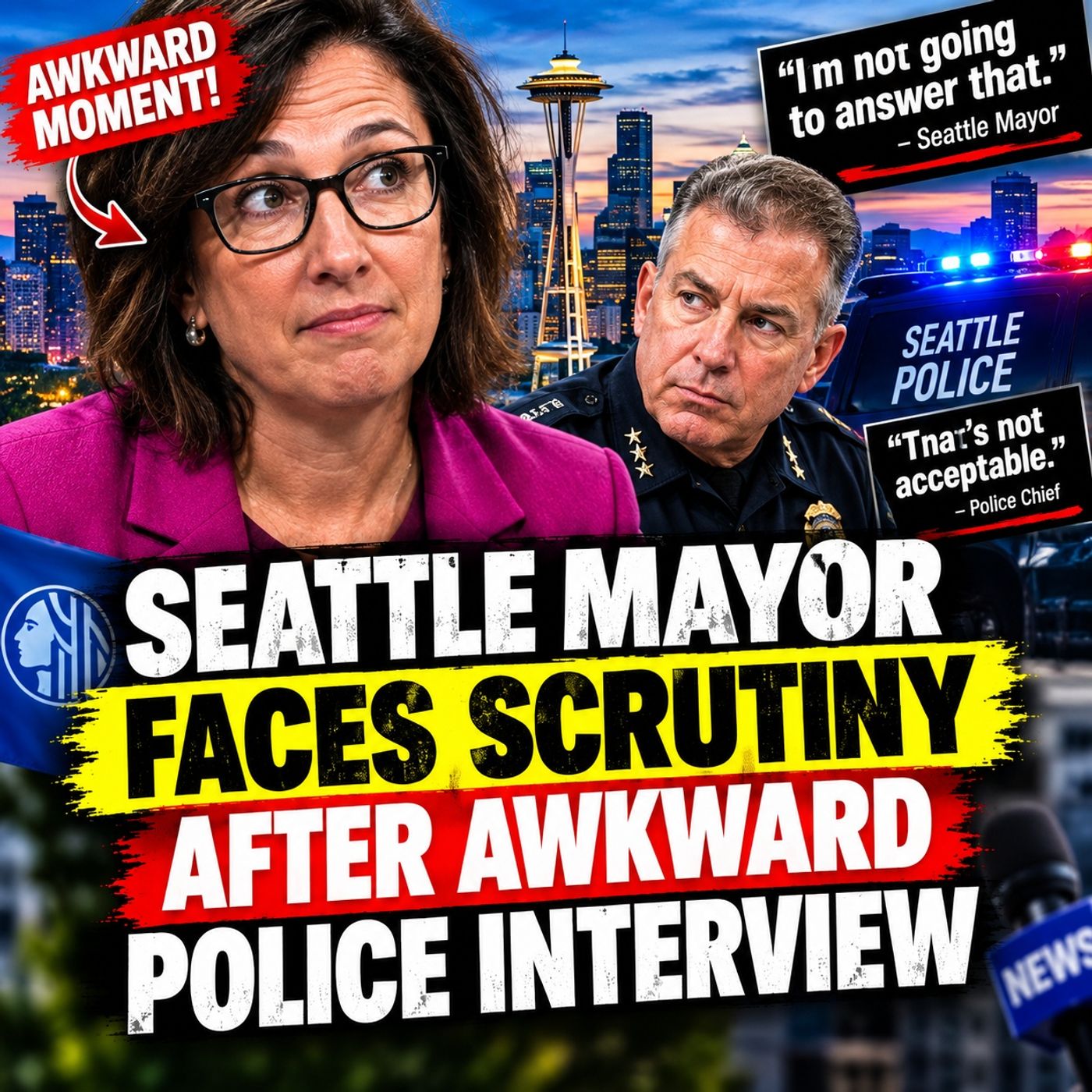 Seattle Mayor Faces Scrutiny After Awkward Police Interview episode artwork