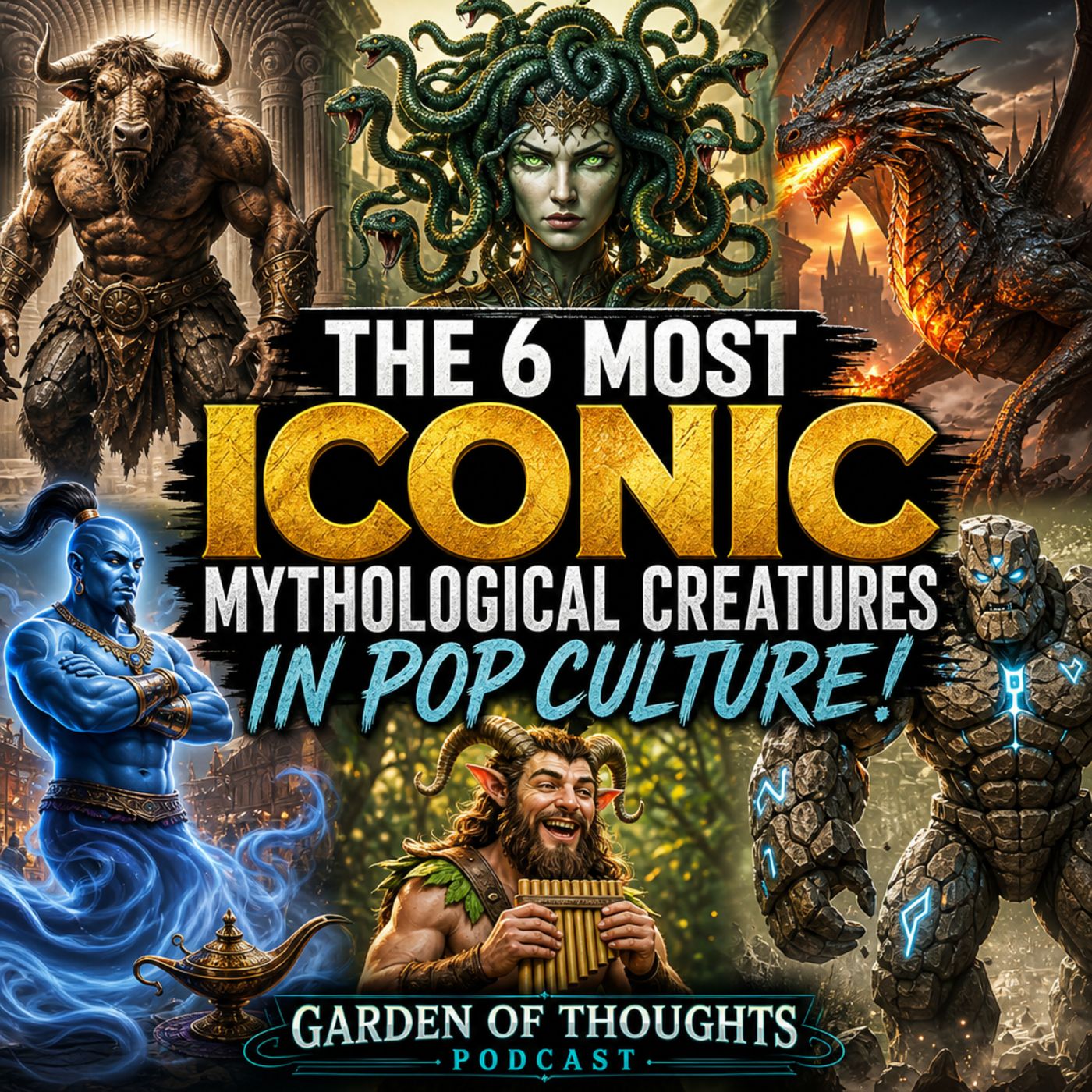 The 6 Most Iconic Mythological Creatures in Pop Culture | Dragons, Vampires, Werewolves & More | Garden of Thought