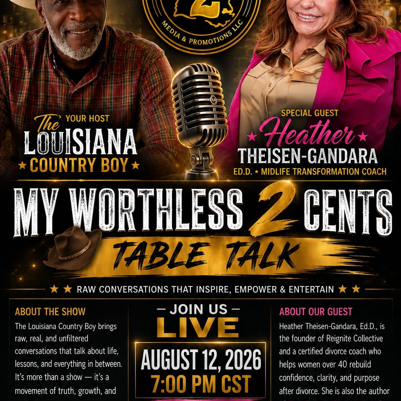 Heather Theisen-Gandara joins My Worthless 2cents Table Talk episode artwork