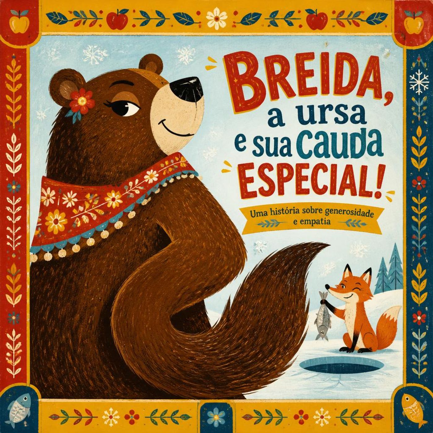 A Ursa Breida e o Mistério no Lago Congelado ｜ Conto popular