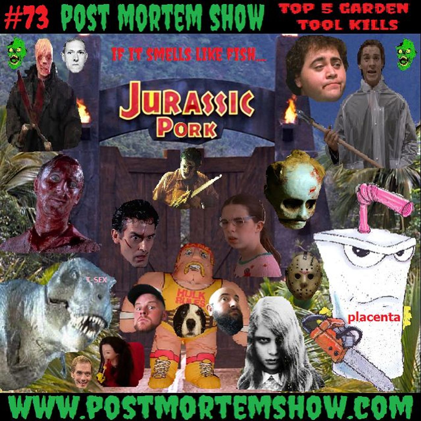 e073 - Sex Roberts presents Jurassic Pork (Top 5 Garden Tool Kills) episode artwork