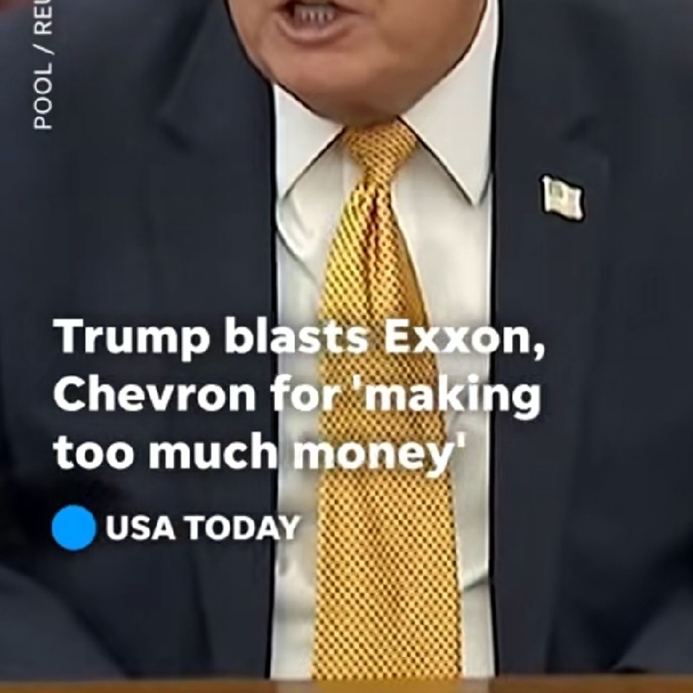 President Trump slammed ExxonMobil and Chevron of episode artwork