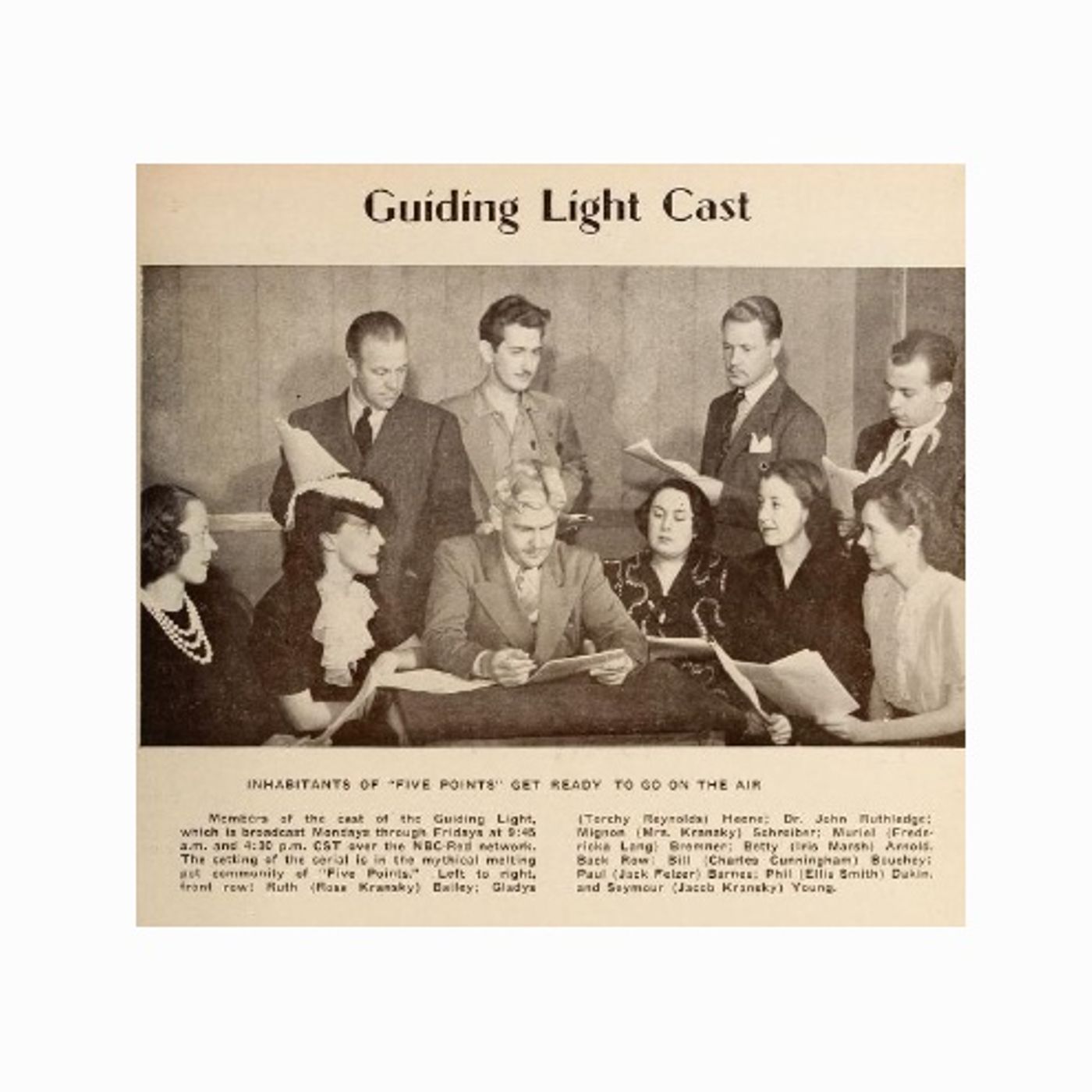 Guiding Light Radio Show