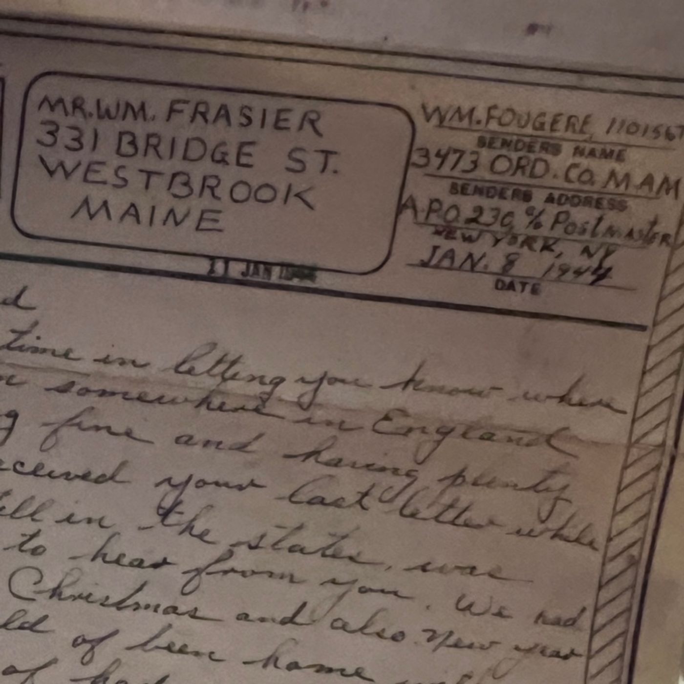 War and Family: Letters Home