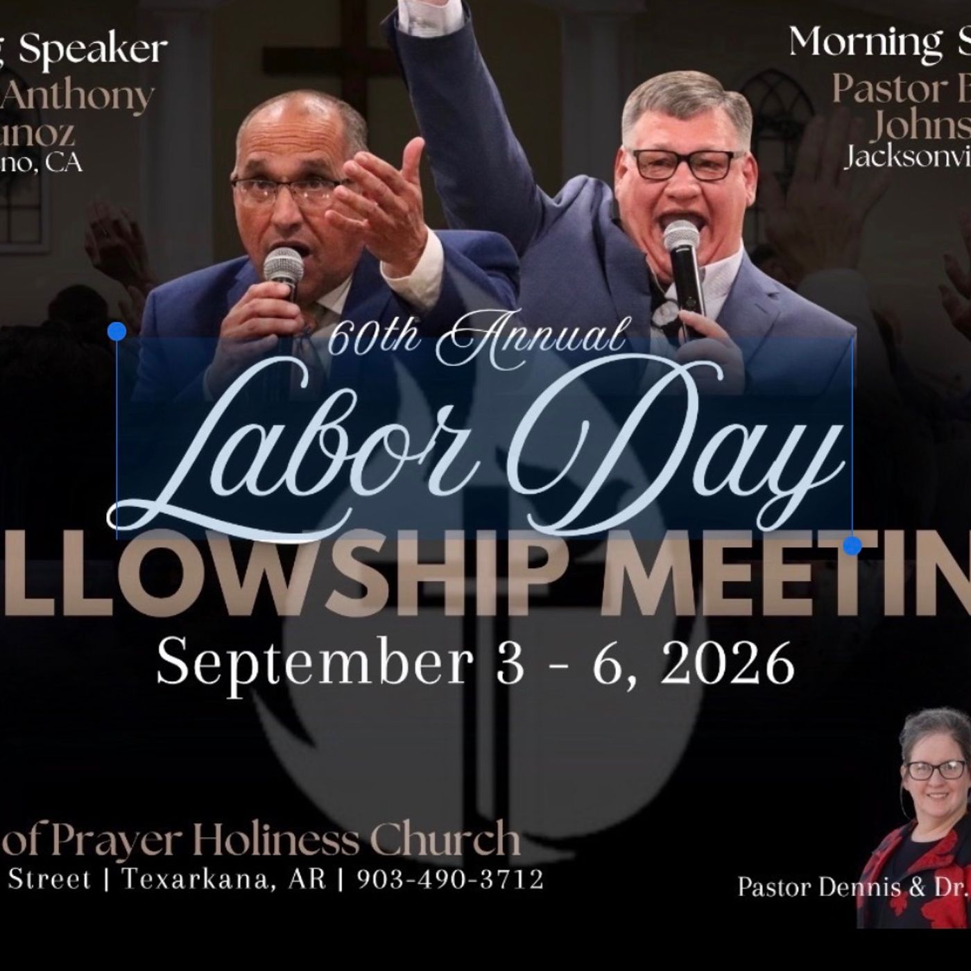 Announcement From Pastor Dennis Heath.