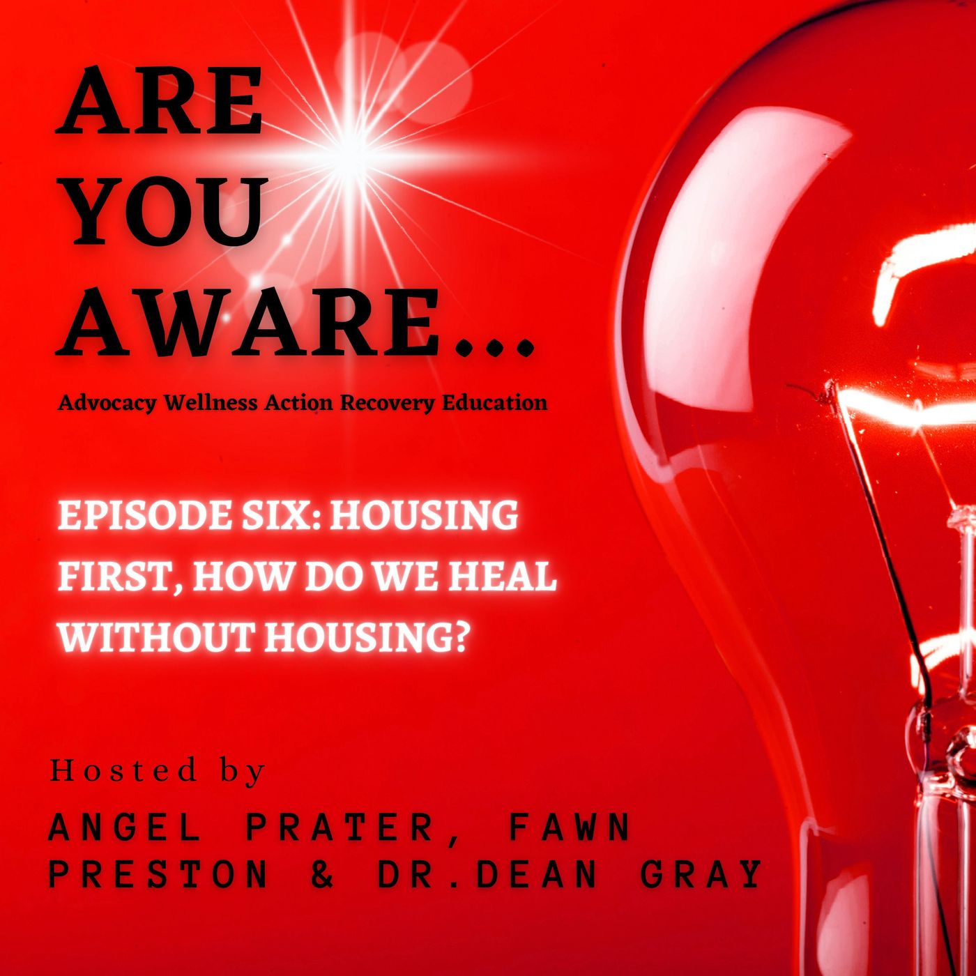 Are You AWARE: Episode #6 - Housing First, How Do We Heal Without Housing? episode artwork