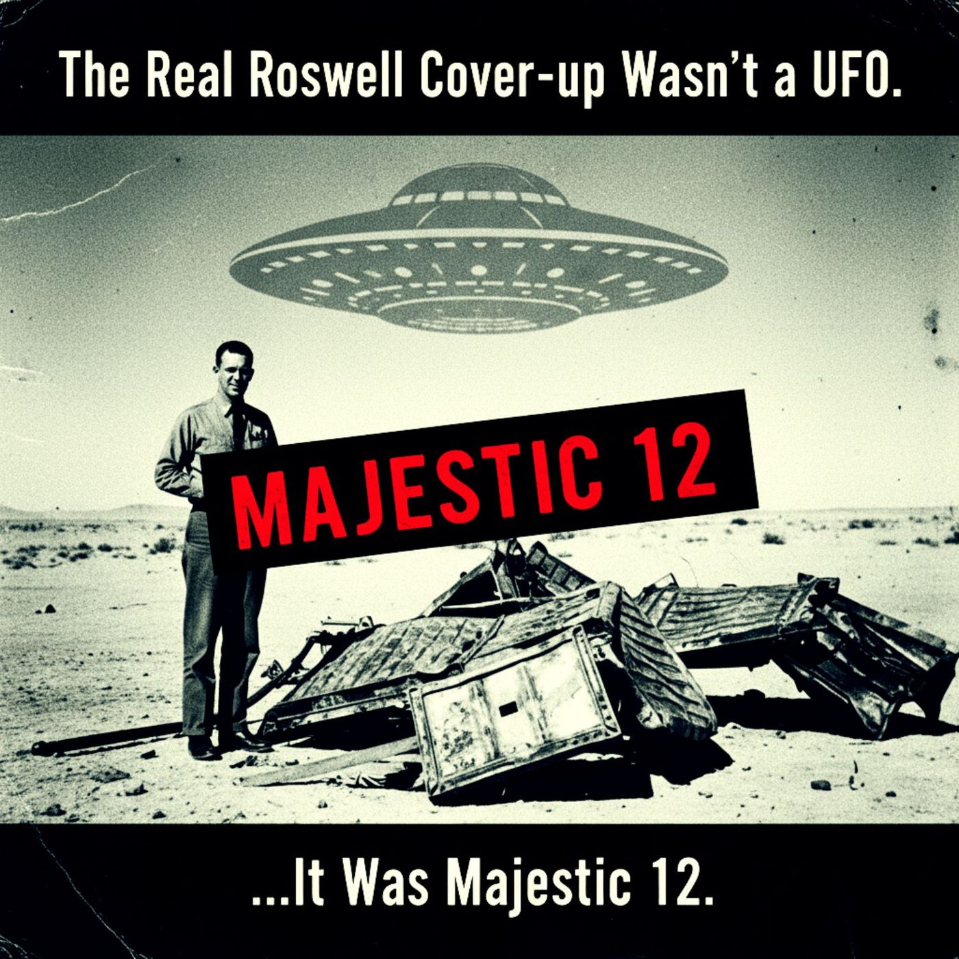 The Real ROSWELL Cover-up Wasn't a UFO. It Was MAJESTIC 12