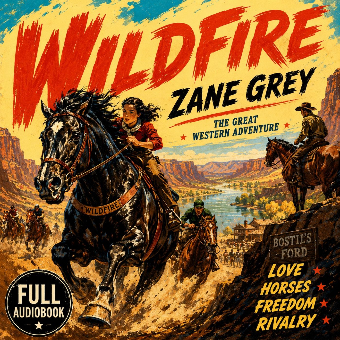 Wildfire by Zane Grey | The Great Horse Race, Love & the American West | Classic Western Audiobook Part 1