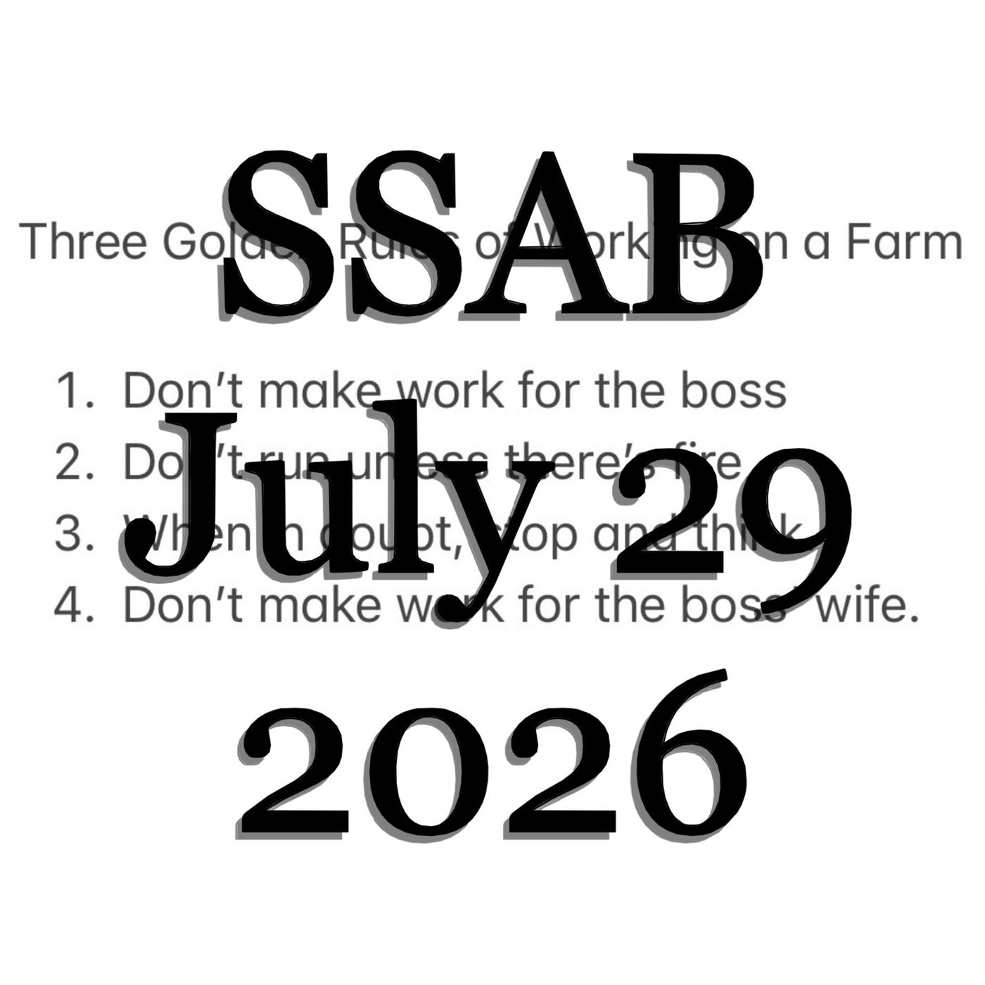SSAB - July 29, 2026 episode artwork