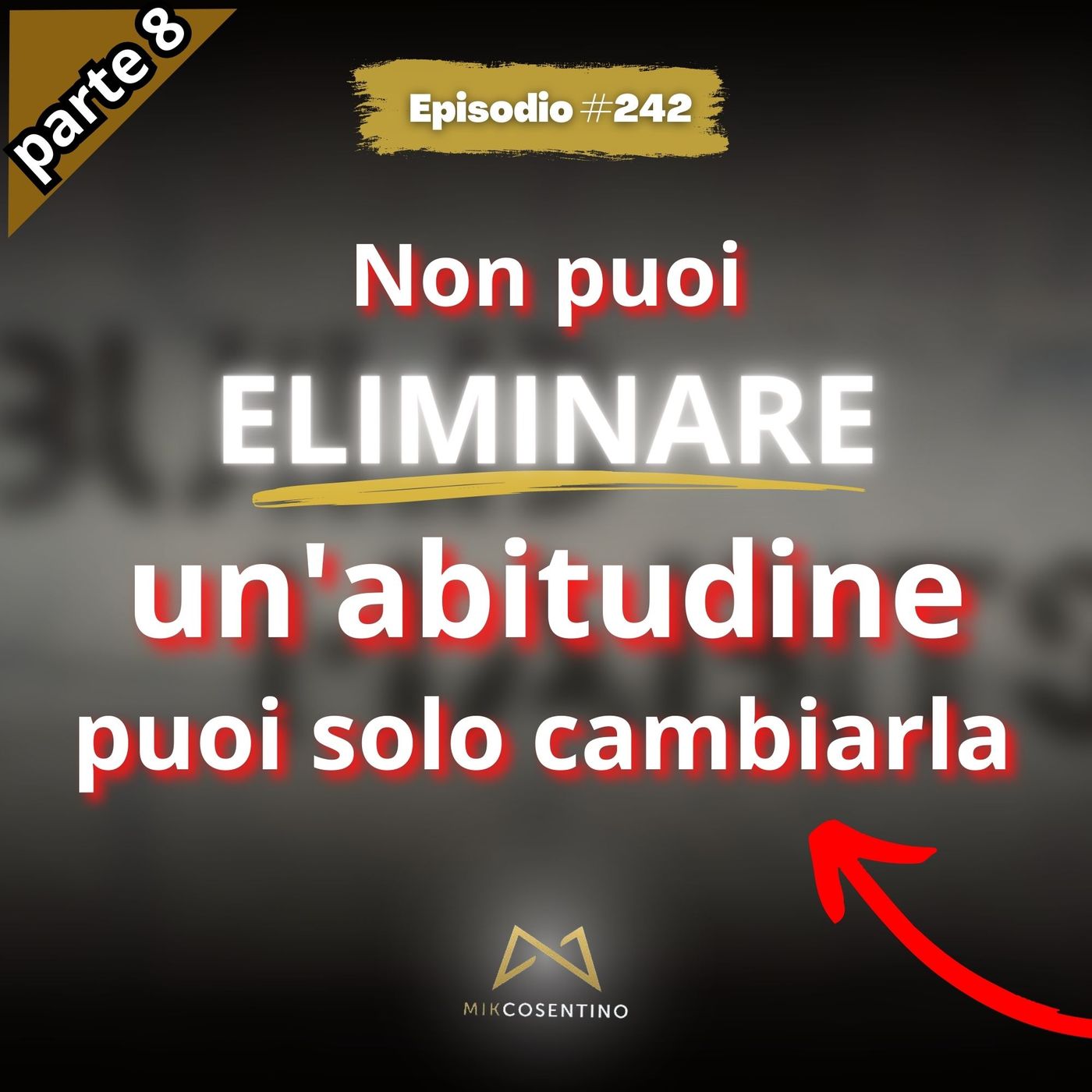 Non puoi ELIMINARE le tue Abitudini p.8 | ep.242 Non puoi ELIMINARE le tue Abitudini p.8 | ep.242