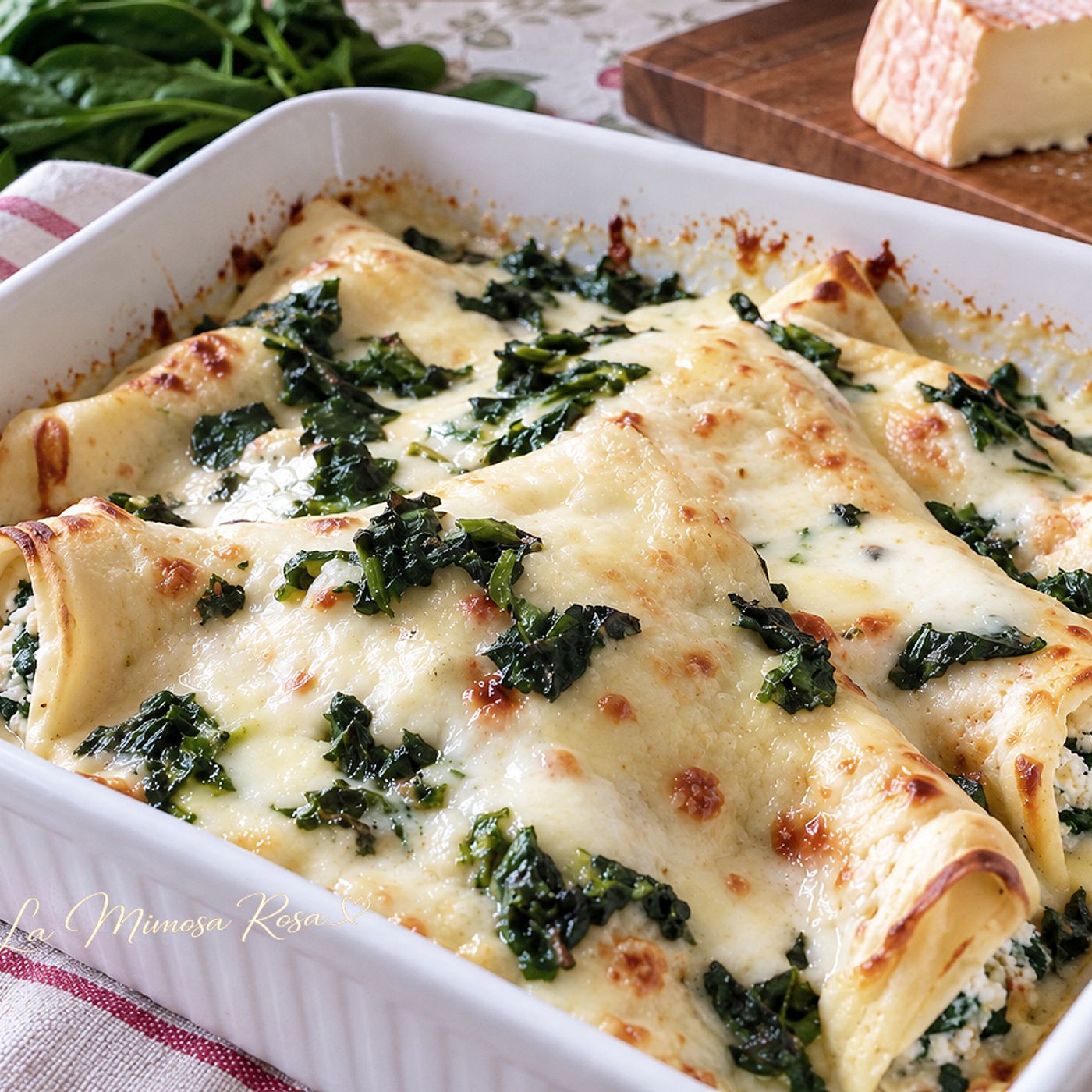 Crepes con ricotta spinaci e fonduta al taleggio, il segreto per farle perfette episode artwork