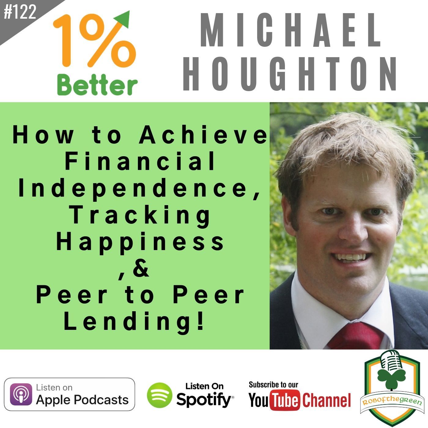 Michael Houghton - How to Achieve Financial Independence, Tracking Happiness, & Peer to Peer Lending! EP122 episode artwork