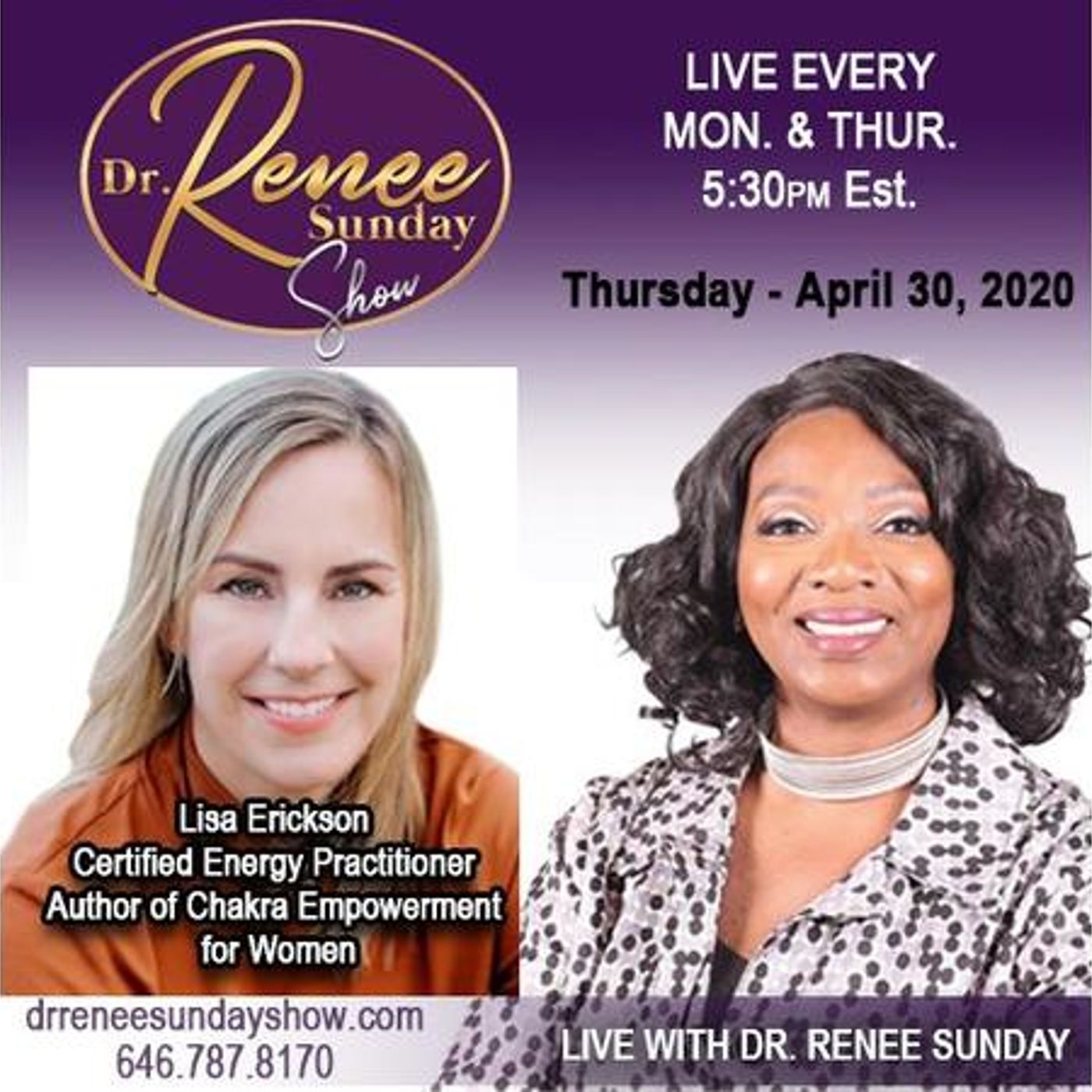 Dr. Renee Sunday\'s show