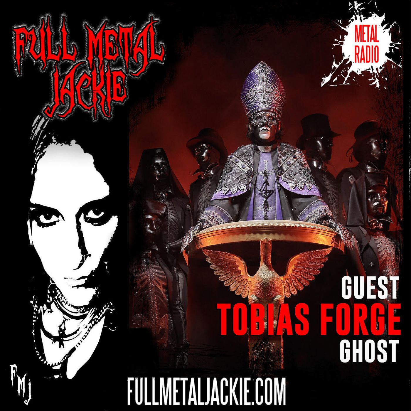 Tobias Forge of Ghost on the FMJ RADIO show! episode artwork