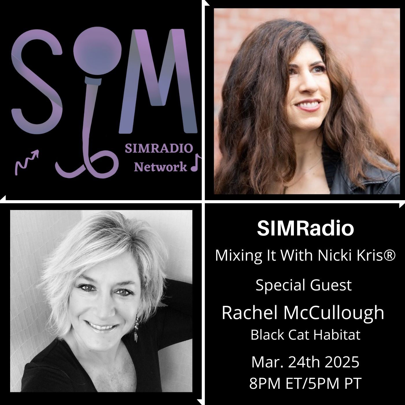 Mixing It With Nicki Kris - Vocalist and Songwriter Rachel McCullough from Black Cat Habitat episode artwork