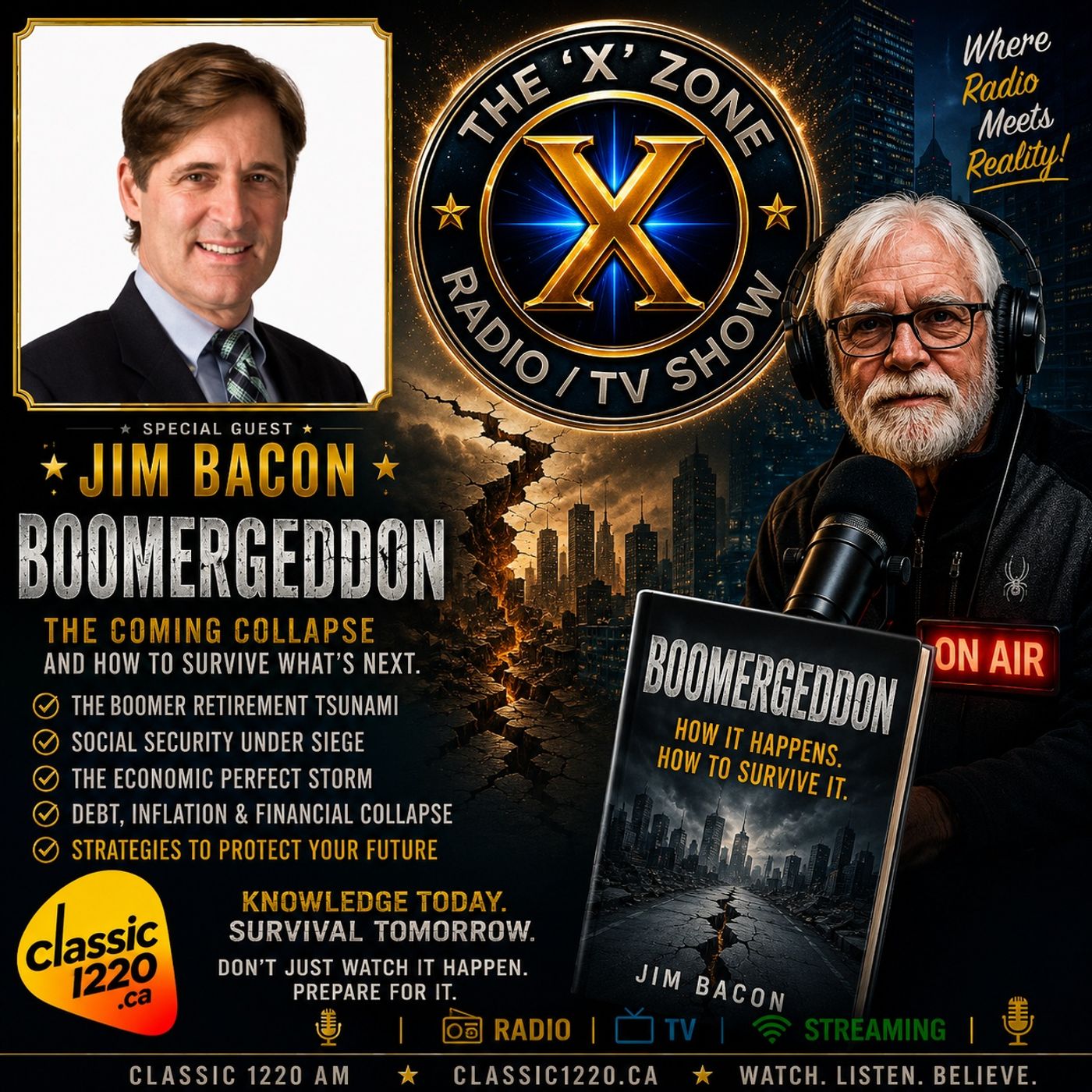 Rob McConnell Interviews - JIM BACON - Boomergeddon