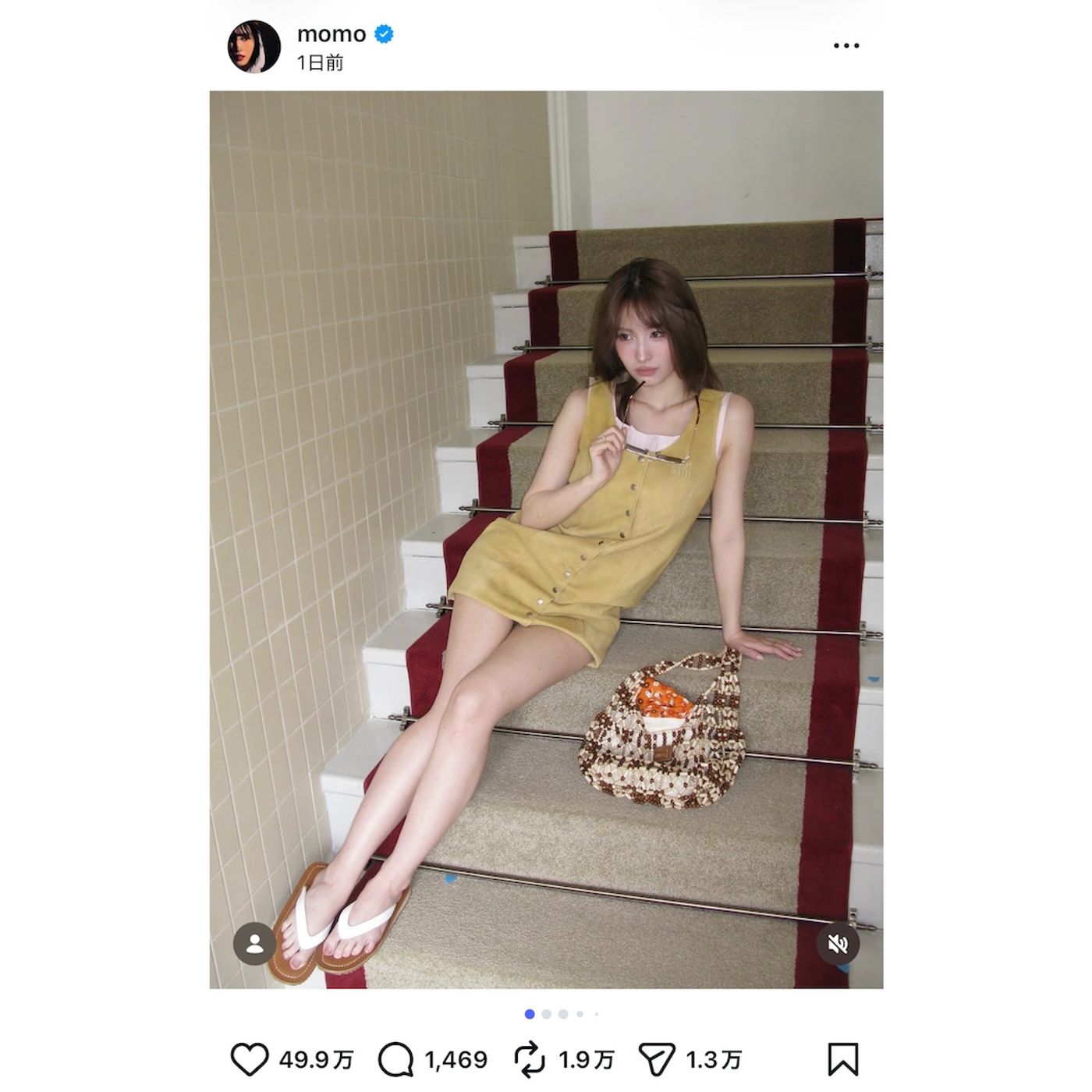 TWICE MOMO、圧倒的美脚ショットにファン悶絶　「何度見ても恋に落ちます」「こういうの好き」 episode artwork