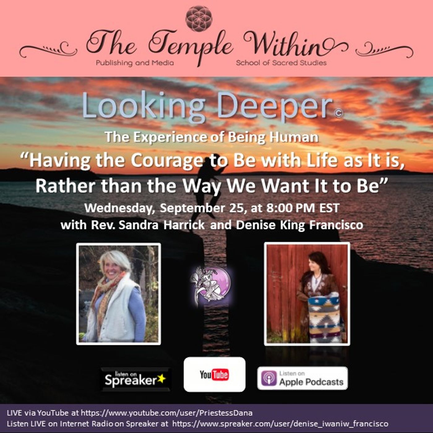 Dana and Sandy on Looking Deeper
