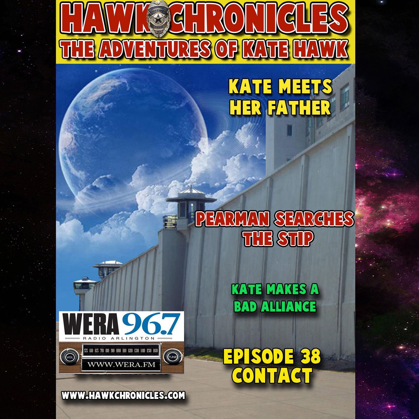 Episode 38 Hawk Chronicles "Contact" episode artwork