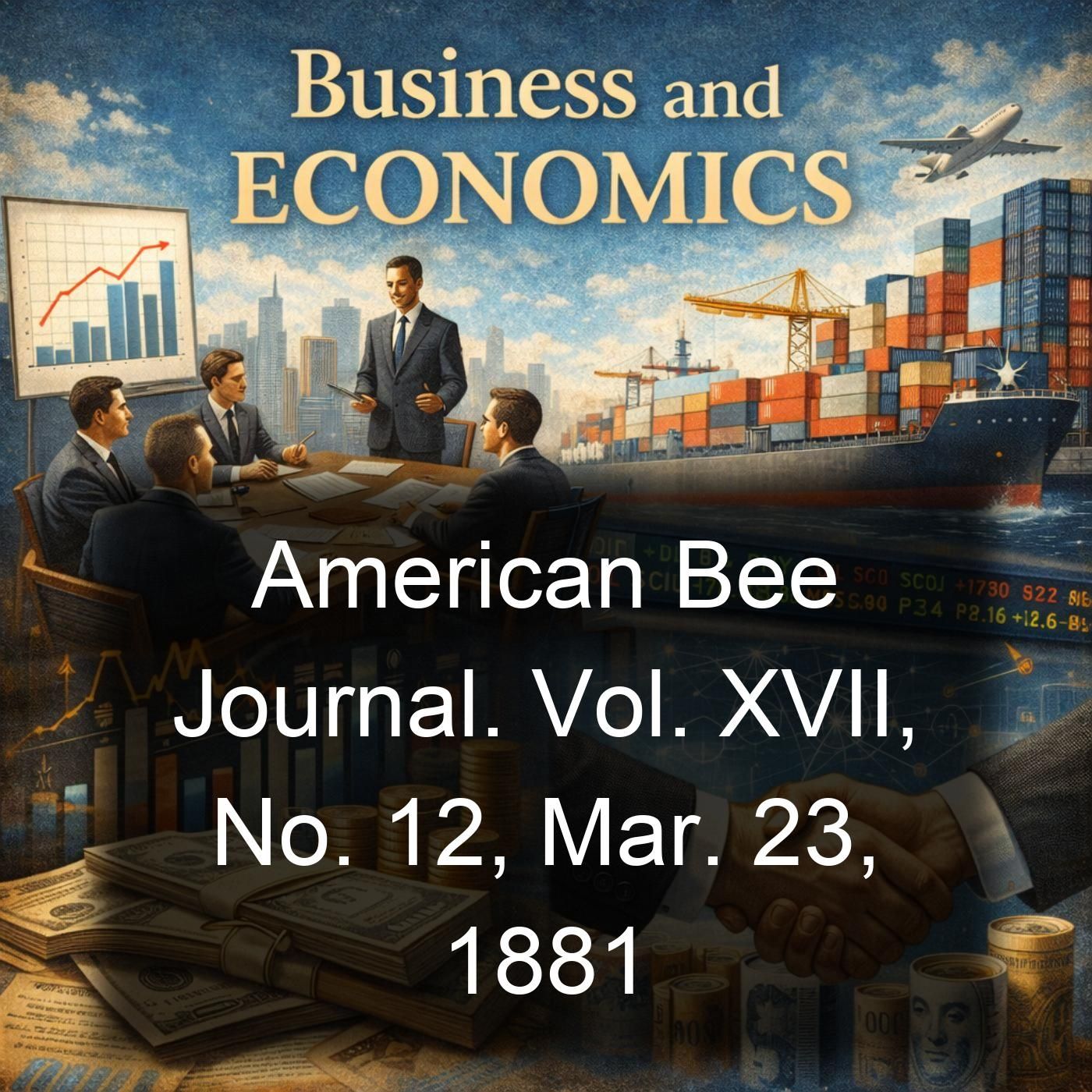 American Bee Journal. Vol. XVII, No. 12, Mar. 23, 1881 cover art