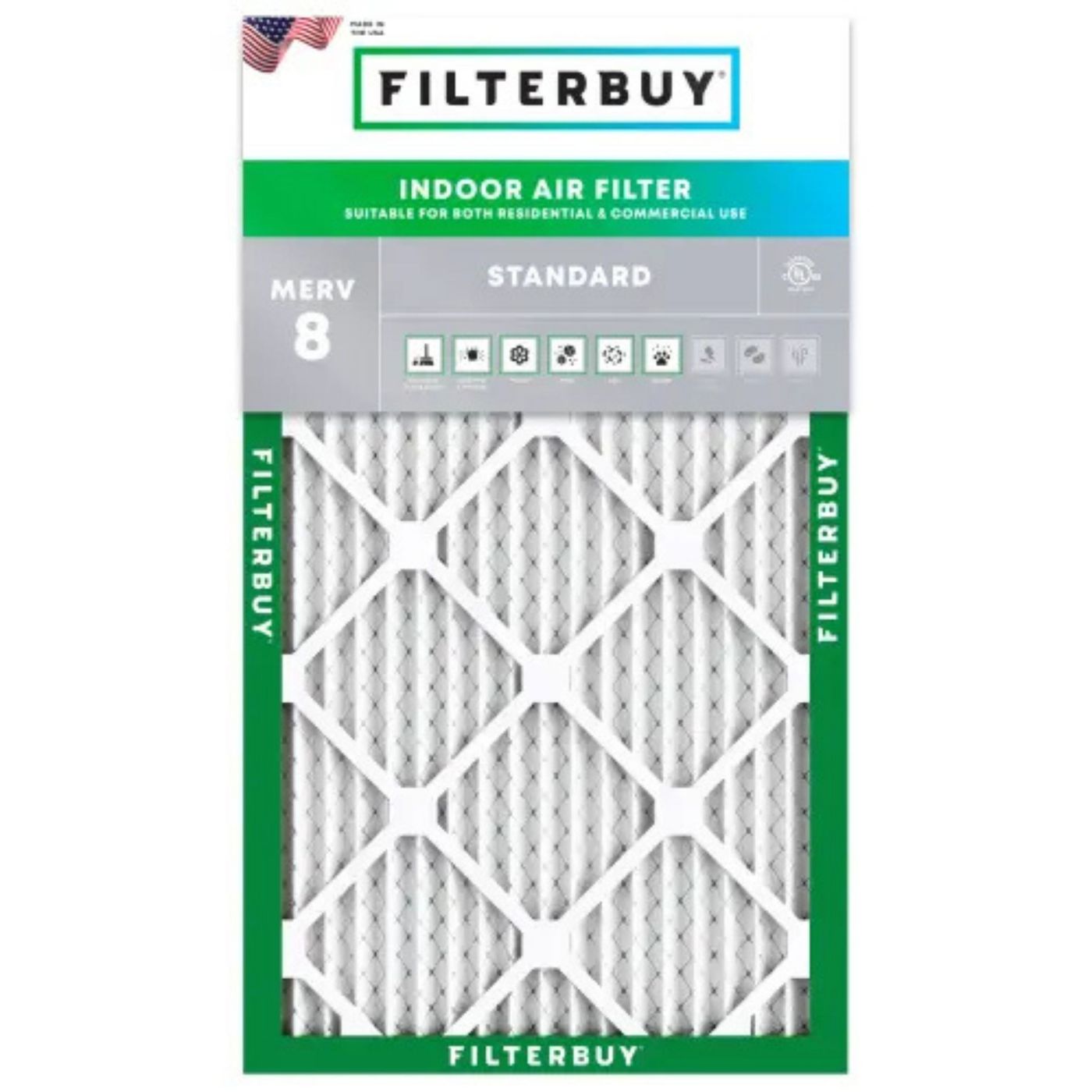 Best MERV 8 15.5x29x1 Furnace & HVAC Air Conditioner Filters