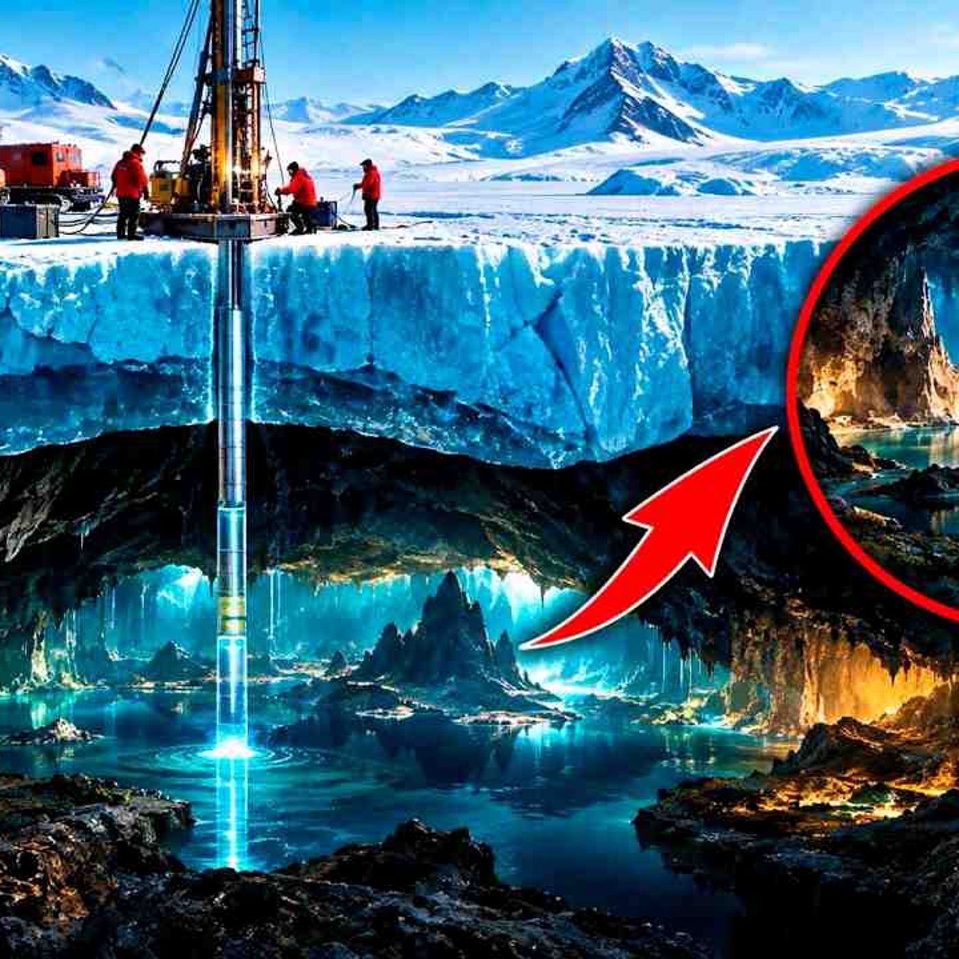 Eles escanearam o subsolo sob o gelo da Antártida _ e descobriram um mundo subterrâneo secreto