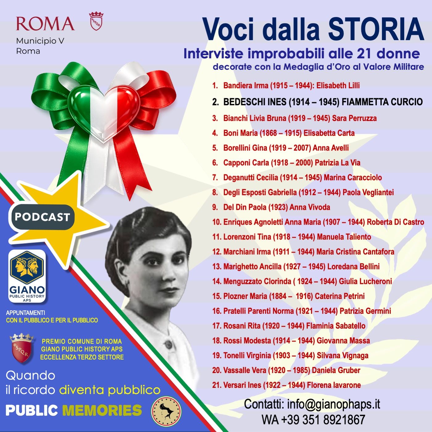 Ines BEDESCHI: La forza di una donna nella lotta per l’Italia episode artwork