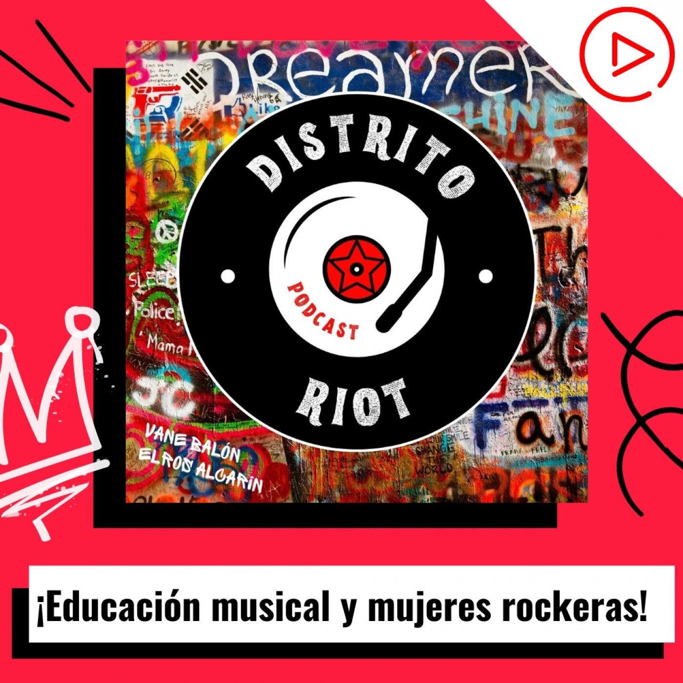 ¡Educación musical inmersiva y mujeres rockeras! - Con Vane y Elros de "Distrito riot" episode artwork