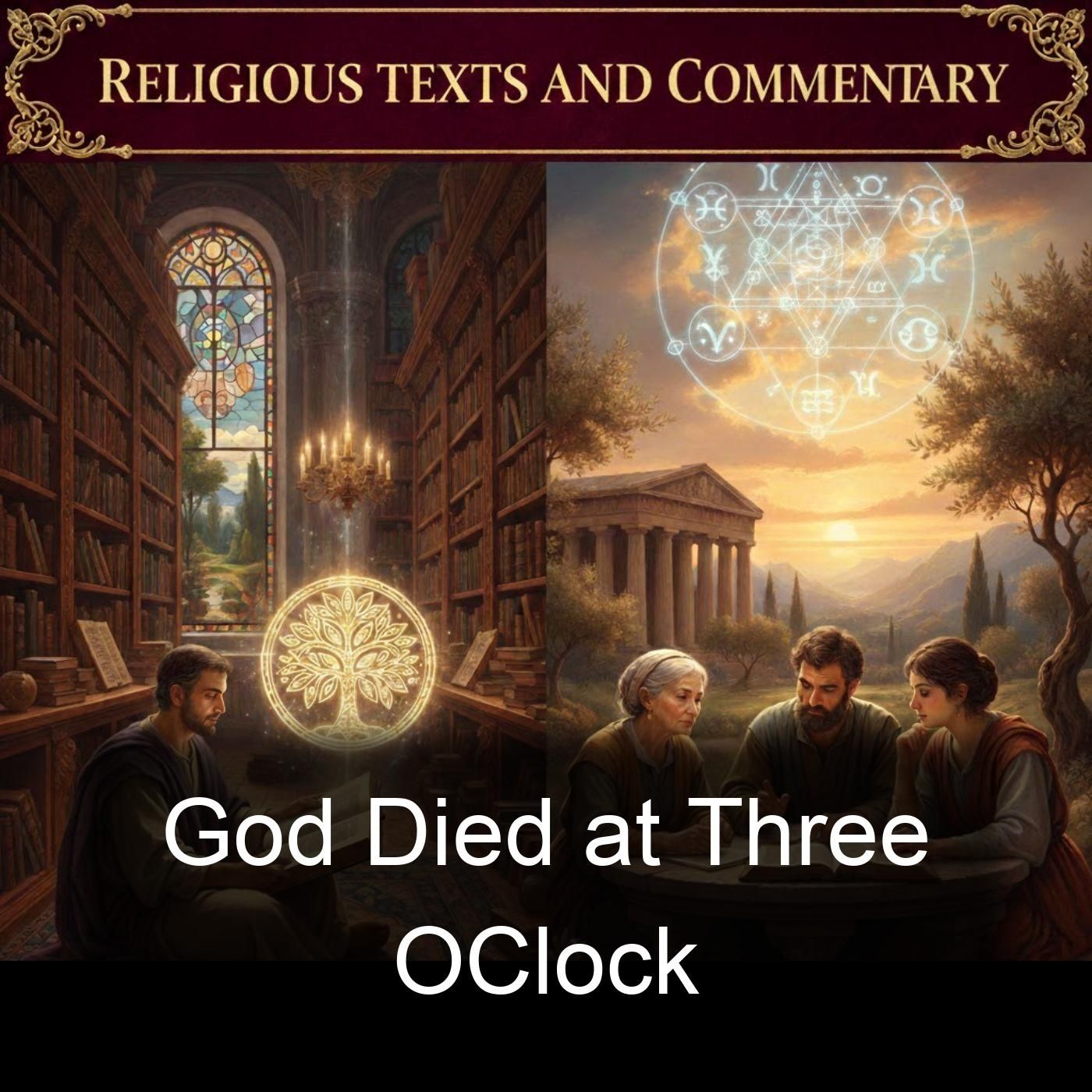God Died at Three OClock cover art