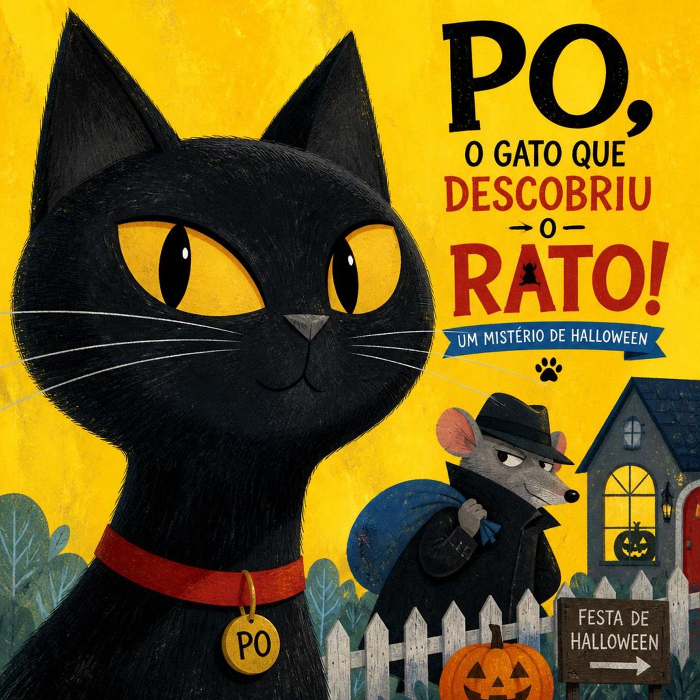 O Gato Po e o Mistério da Festa de Halloween ｜【Conto infantil】