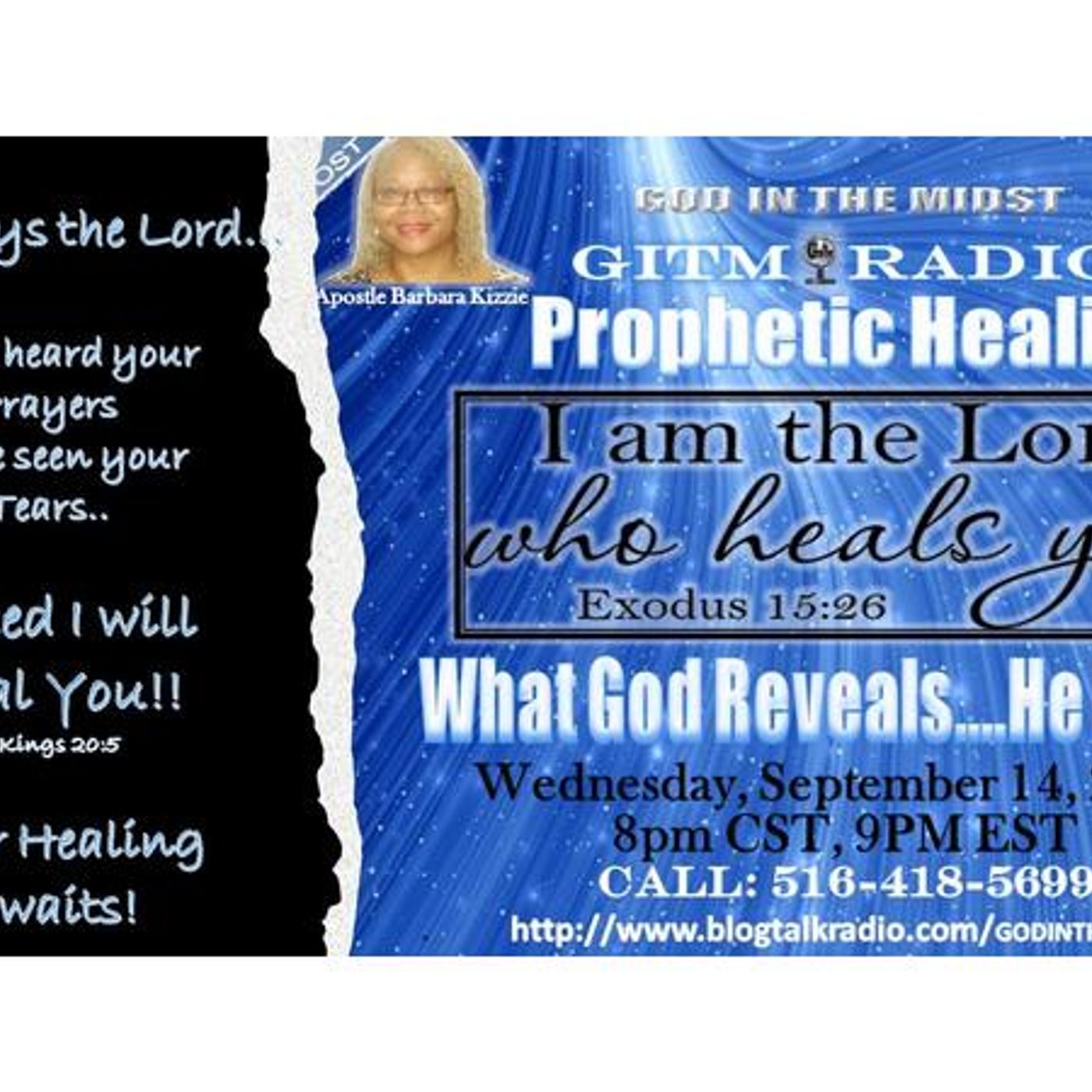 GITM Radio 9.14.2022 Prophetic Healing With the Healing Community episode artwork