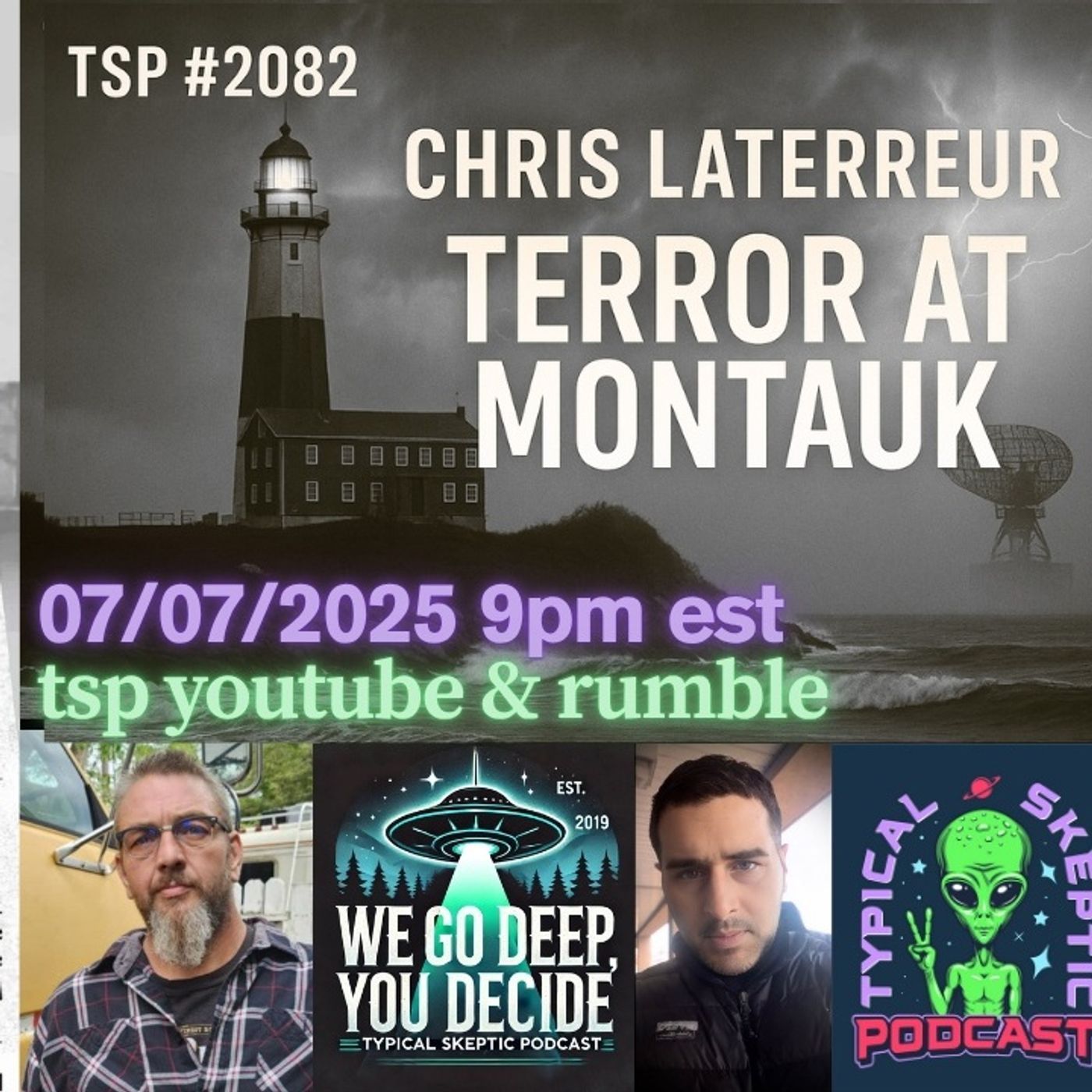 Terror at Montauk – CIA Black Ops, MK Ultra, Monarch,& Time Travel - Chris Laterreur - TSP # 2082