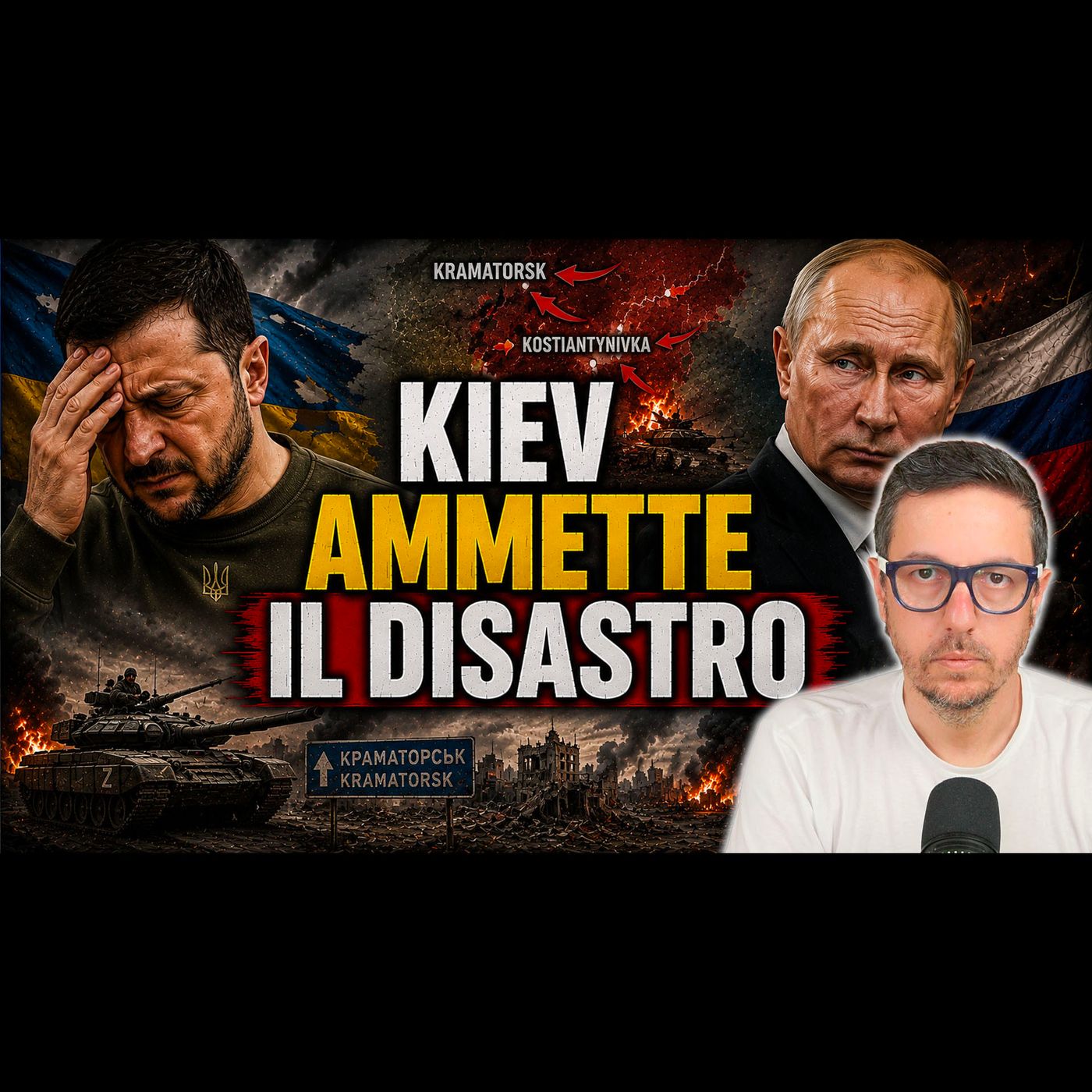 ASSALTO RUSSO A KRAMATORSK | KIEV AMMETTE LE DIFFICOLTÀ