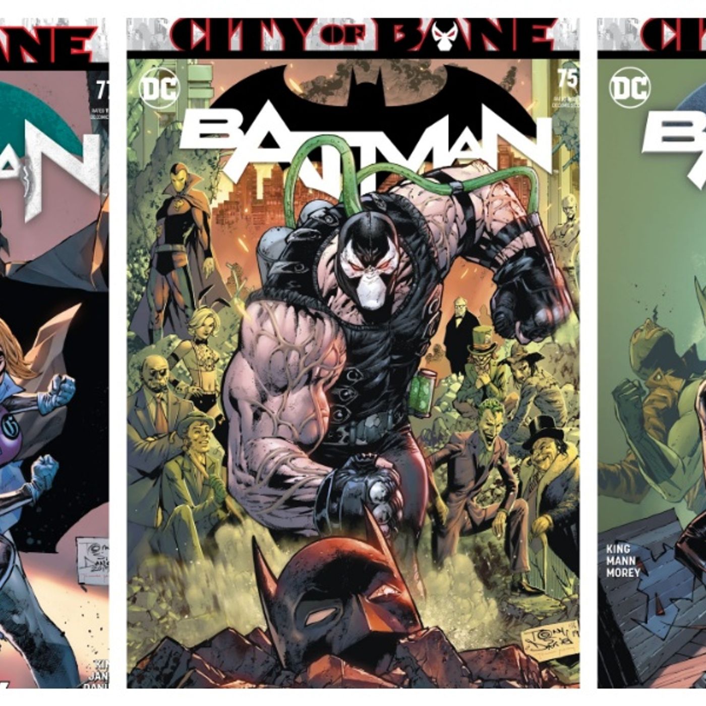 Source Material #382 - City of Bane parts 1-5 (Batman #75-79) (DC,2019) episode artwork