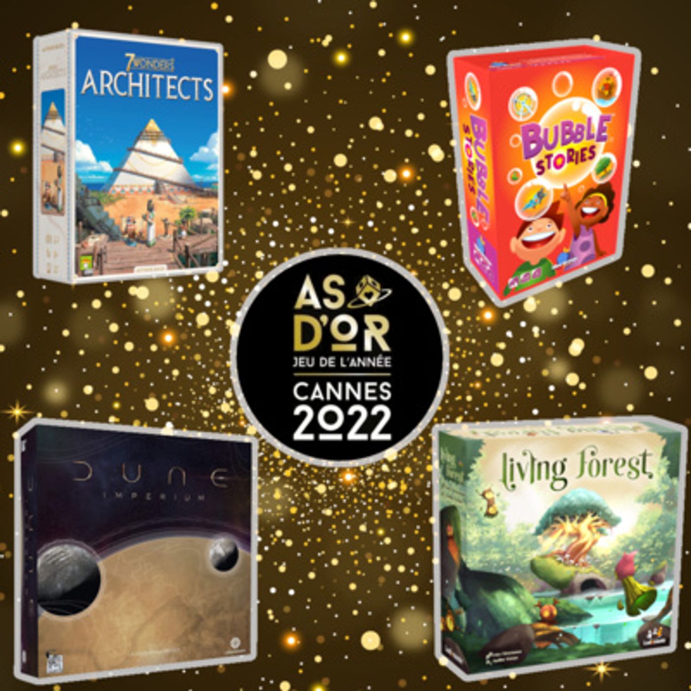 As d'Or 2022: 7 Wonders Architects, Dune Imperium, Living Forest e Bubble Stories - Commenti a caldo sui giochi da tavolo vincitori episode artwork