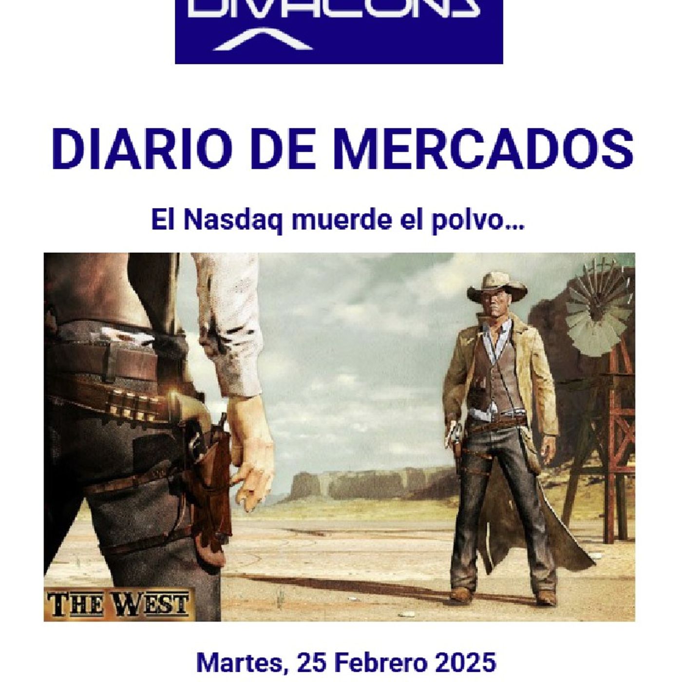 PODCAST en abierto DIARIO DE MERCADOS Martes 25 Febrero 2025 episode artwork