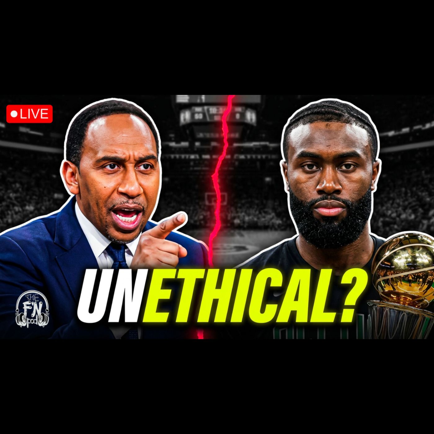 LIVE: Jaylen Brown vs. Stephen A. Smith Sparks a Heated Debate episode artwork