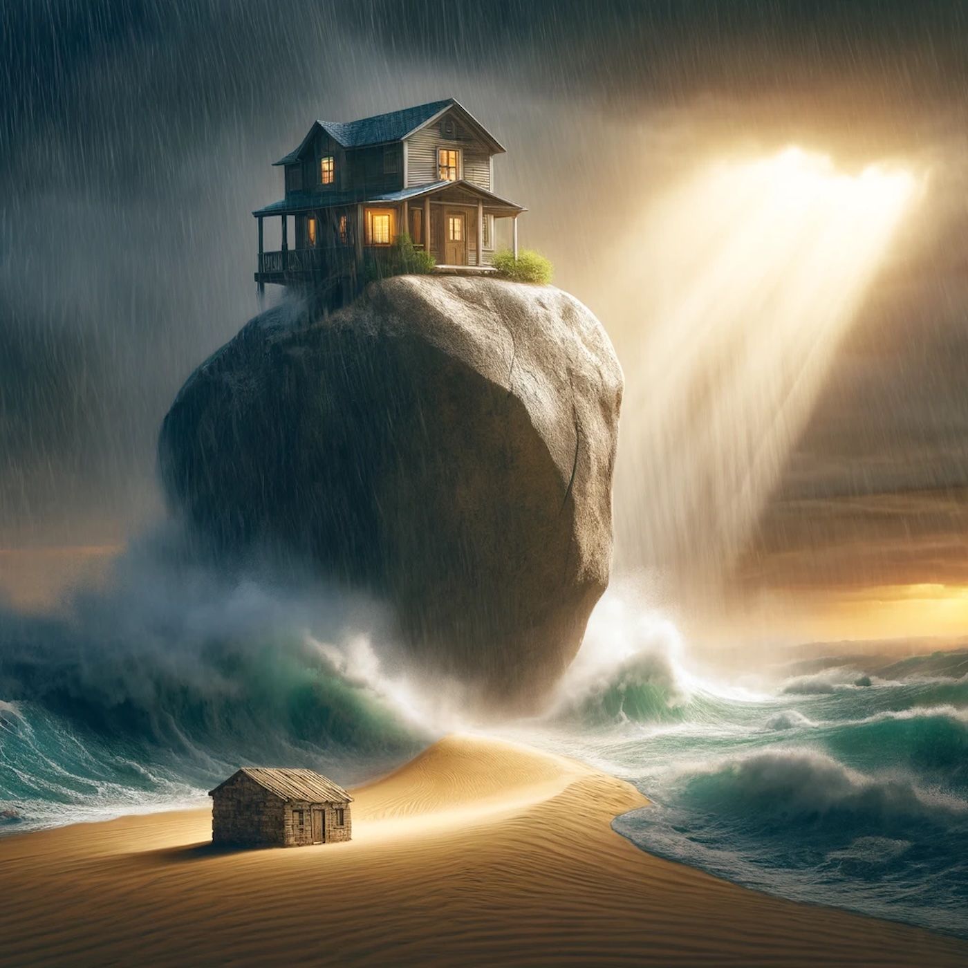 "The wisest among us build on sand because they understand that nothing lasts forever." episode artwork