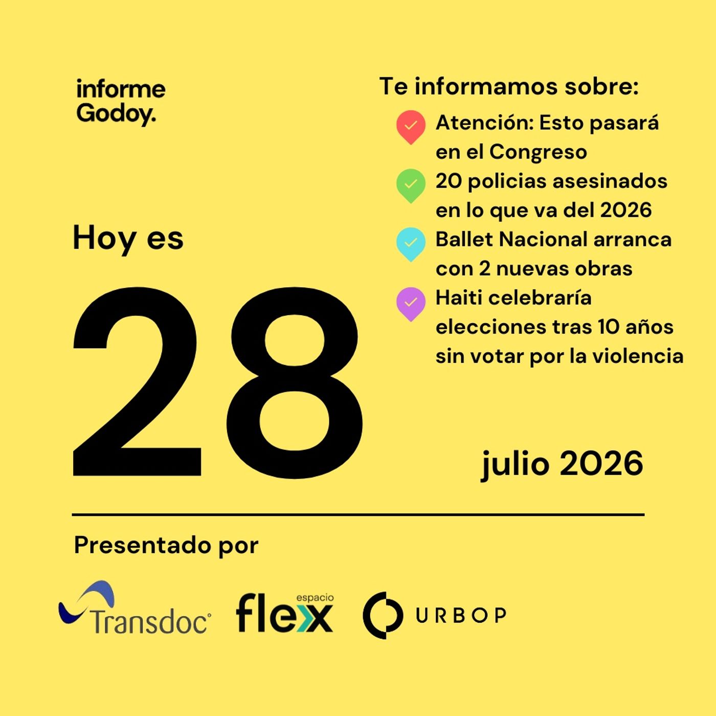 28 de julio 2026 episode artwork