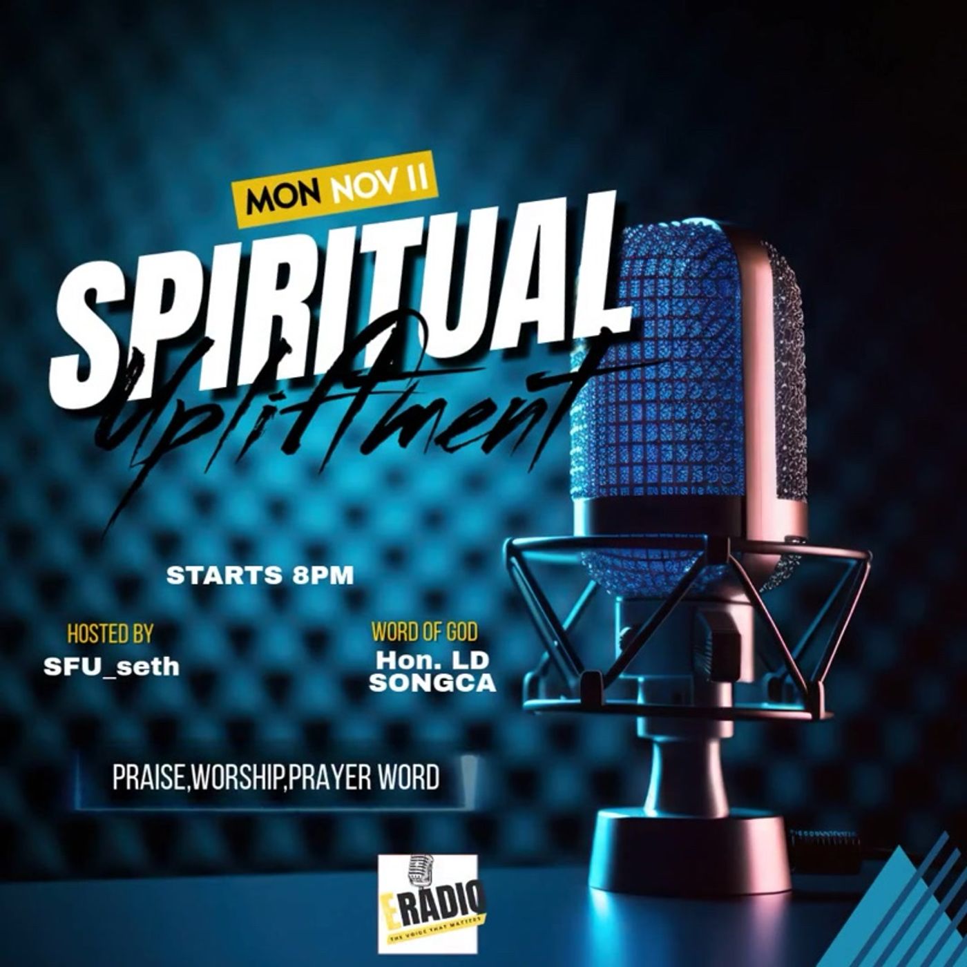 E-Radio\'s podcast The voice that matters