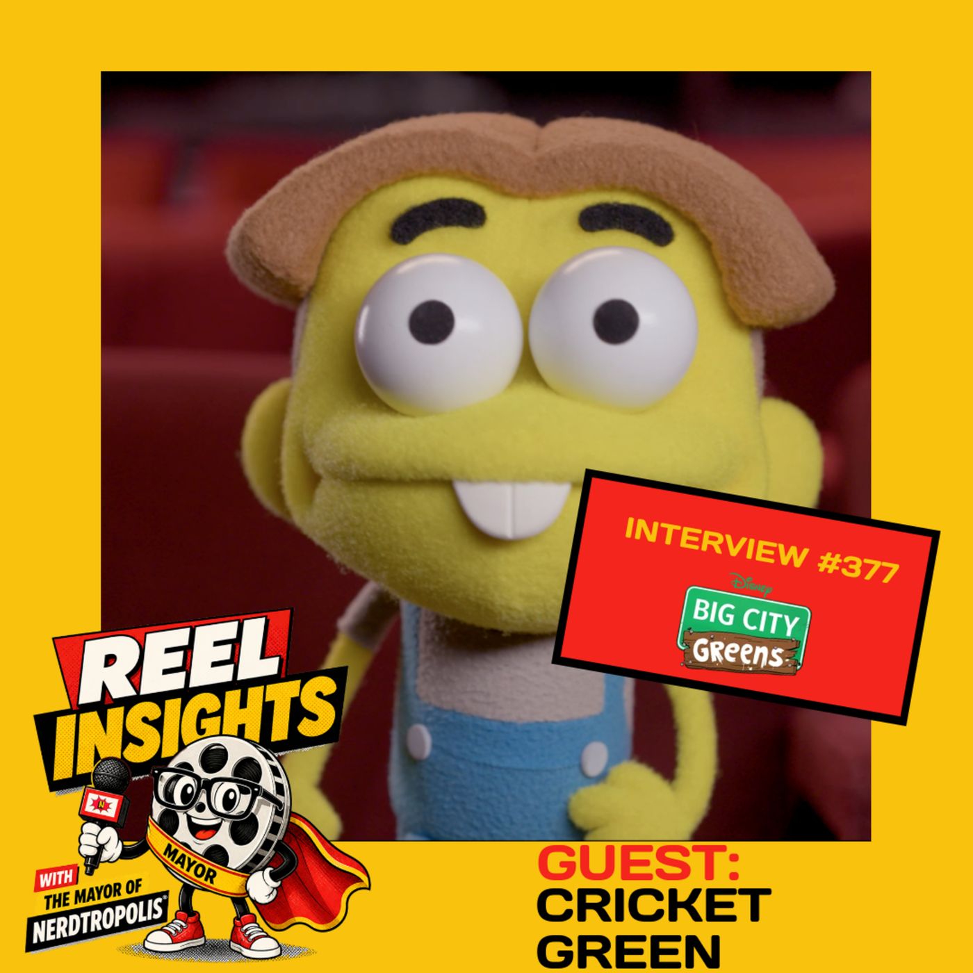 CRICKET GREEN: Big City Greens episode artwork