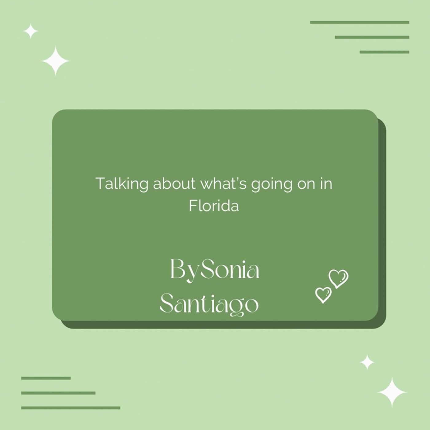 Talking about what's happening in Florida